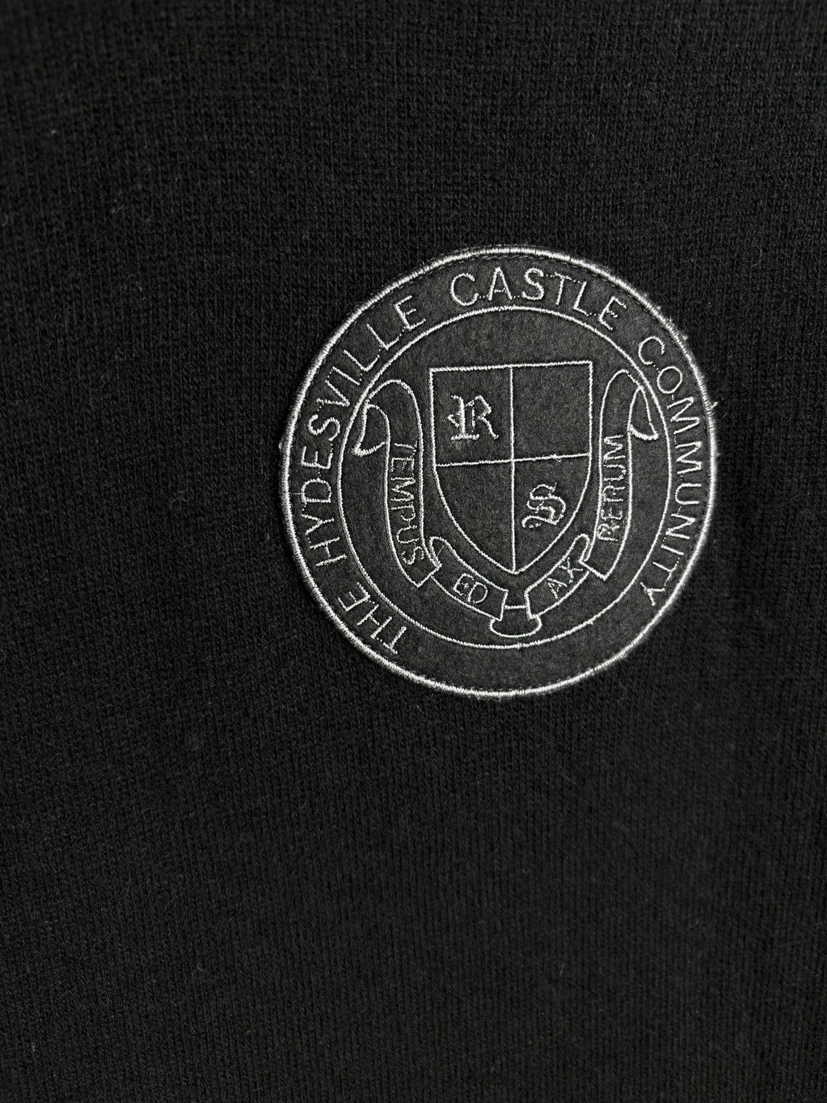Raf Simons AW00 Raf Simons Confusion Hydesville Castle Wool Knit Hoodie Size US M / EU 48-50 / 2 - 5 Thumbnail