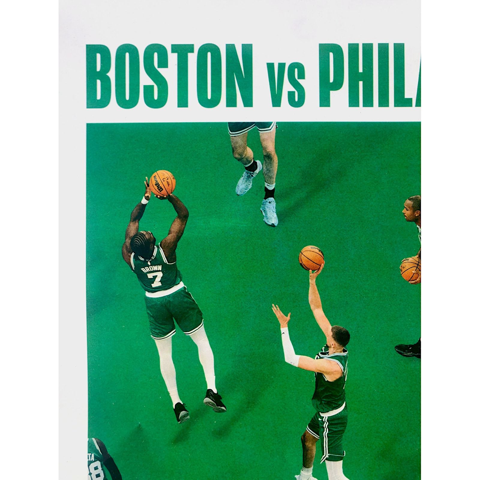 NBA Boston Celtics v Philadelphia 76ers 12/25/2024 Xmas Poster Size ONE SIZE - 3 Thumbnail