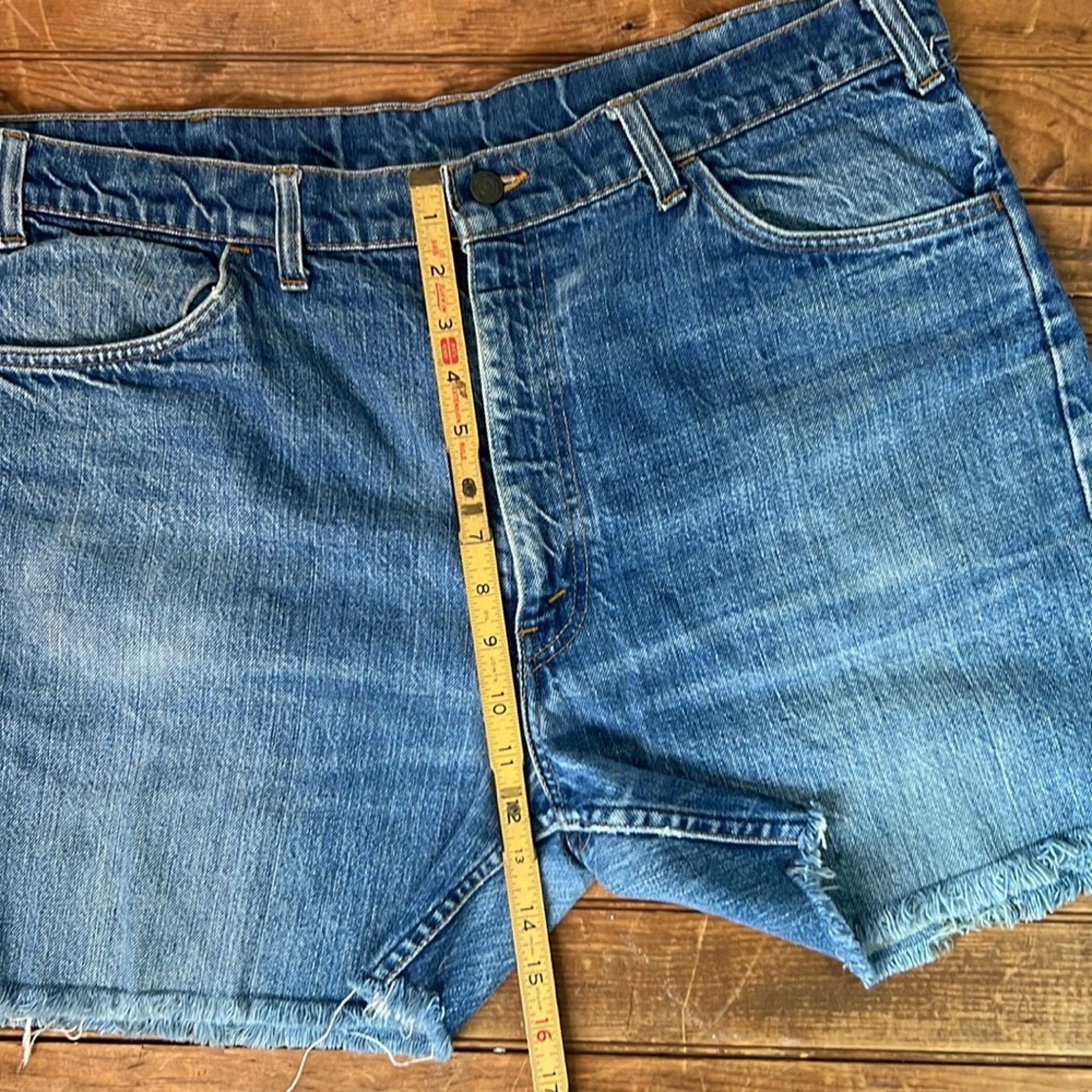 Levi's Vintage 1960s Levi’s Orange tab cut off jeans Jorts size 38 Size US 38 / EU 54 - 5 Thumbnail