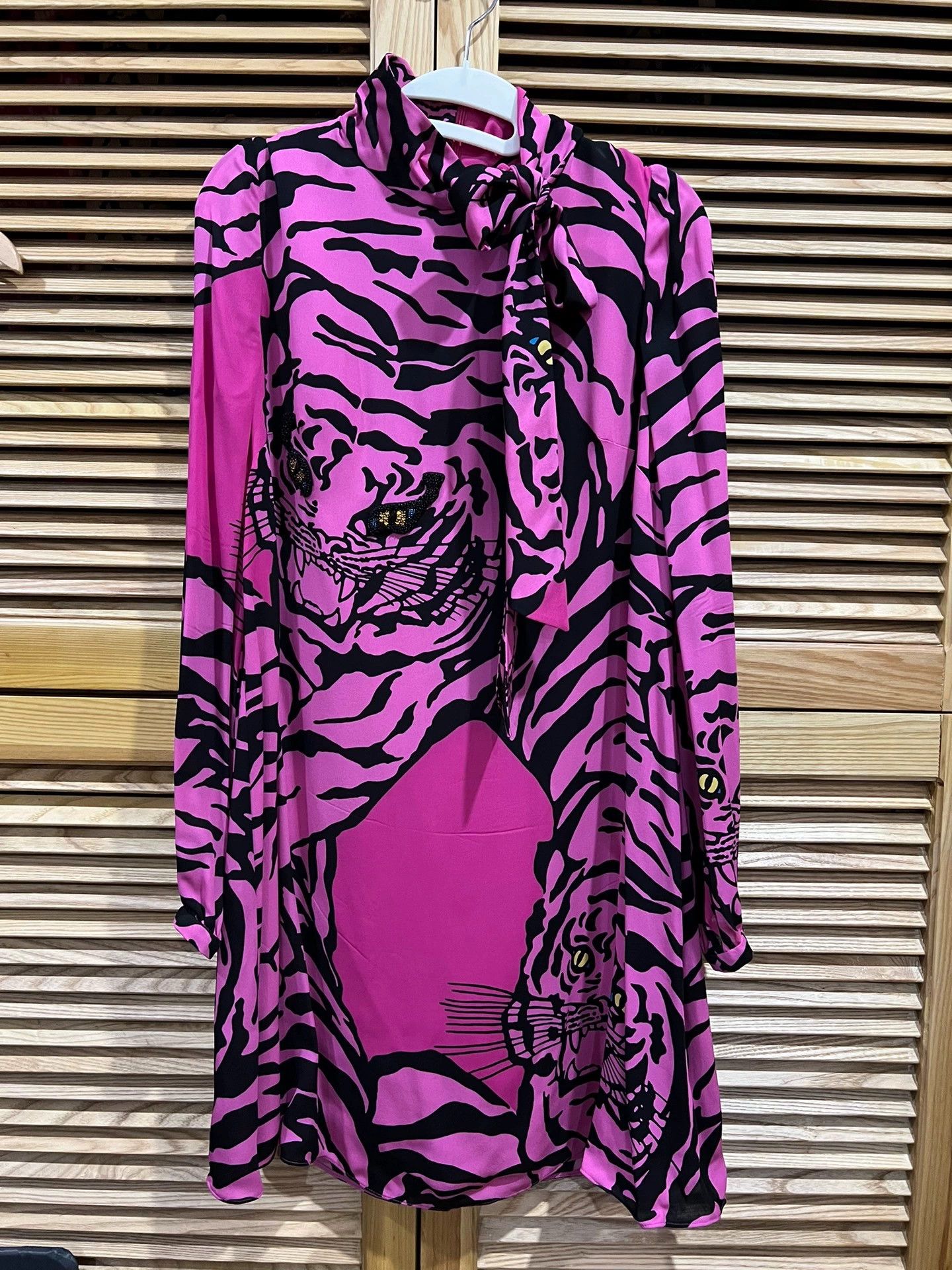 Valentino Silk Tiger Print Dress - dmc