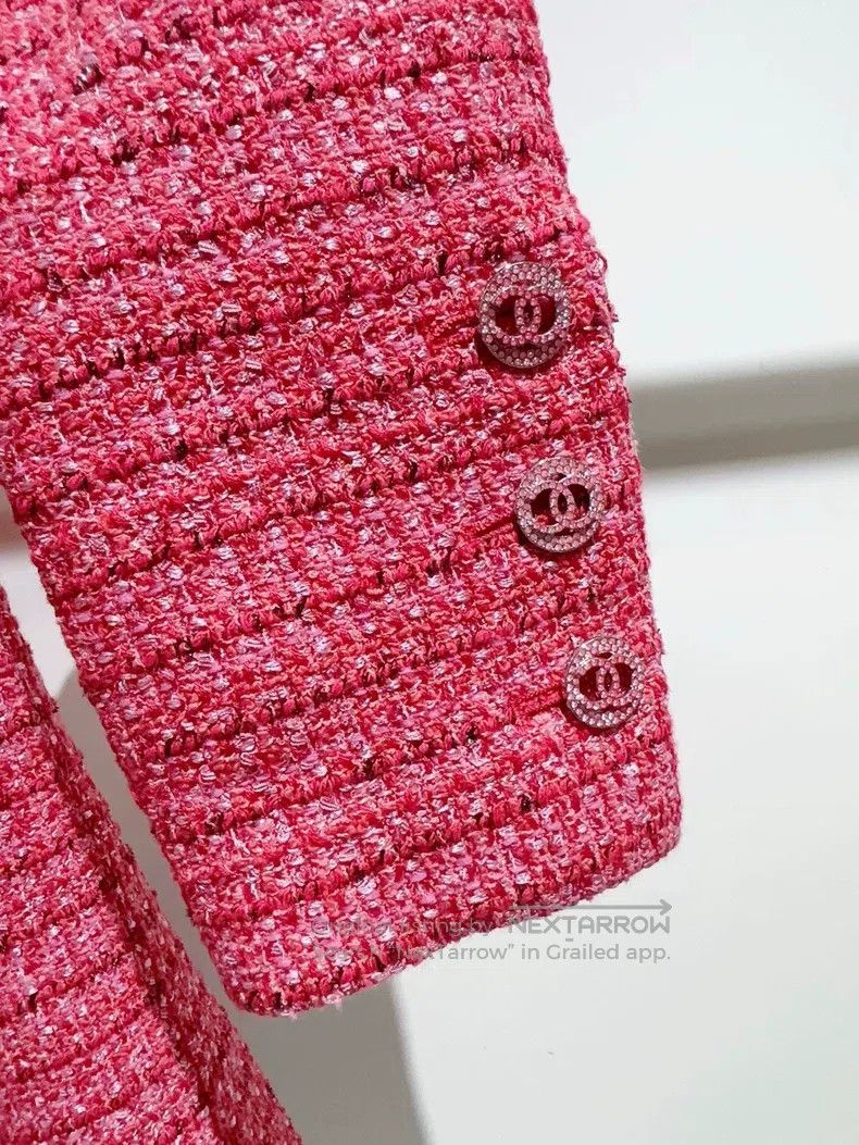 Chanel Chanel 20P watermelon red jacket Size XS / US 0-2 / IT 36-38 - 4 Thumbnail