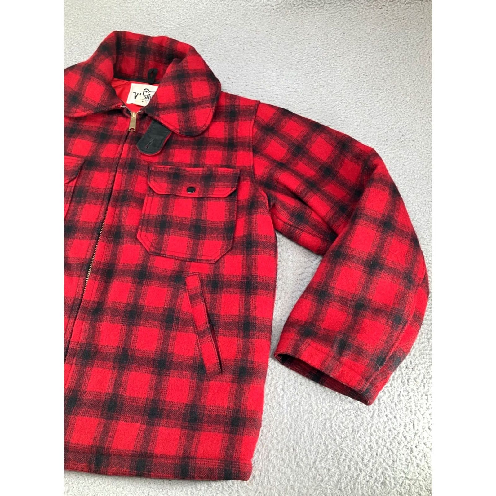 Vintage Vintage Woolrich Jacket Men 40 Red Buffalo Plaid Quilt Lined Hunting Heavyweight Size US XXS / EU 40 - 3 Thumbnail
