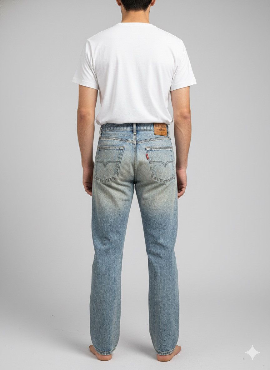 Big John 🔥Vintage Big John Distressed Denim Size US 28 / EU 44 - 1 Thumbnail