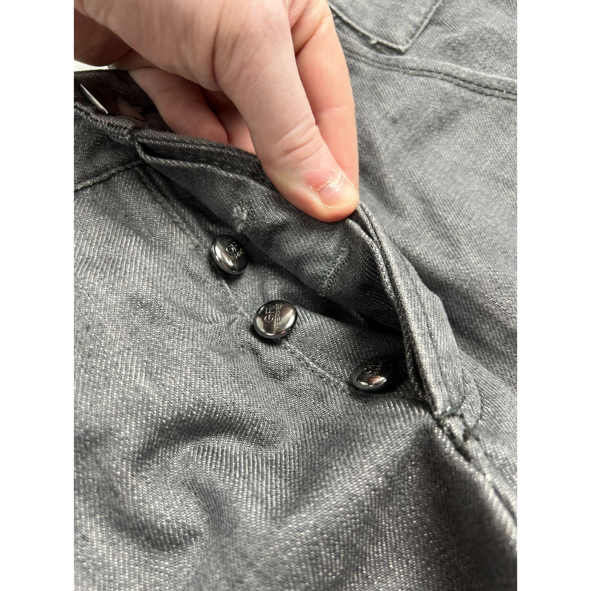 Gianfranco Ferre GianFranco Ferre Gray Denim Carpenter Jeans Pants (Y0964) Size US 32 / EU 48 - 6 Thumbnail