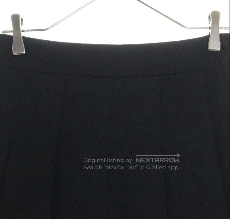 Other Comme Des Garcons size S Black polyester pleated skirt for Size 23" - 3 Thumbnail