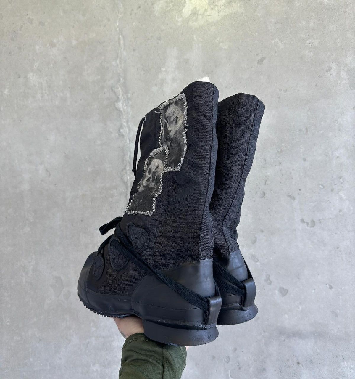 Vintage 1980's Midnight Rebirth Muk Combat Boots Size US 11.5 / EU 44-45 - 6 Thumbnail