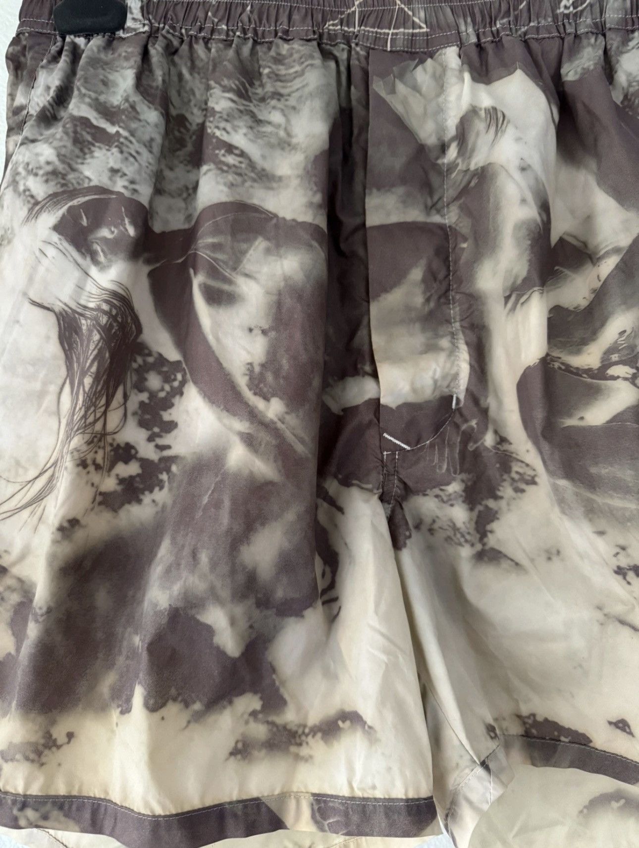 Rick Owens Drkshdw Rick Owens Allover Print Dolphin Shorts Size US 31 - 3 Thumbnail