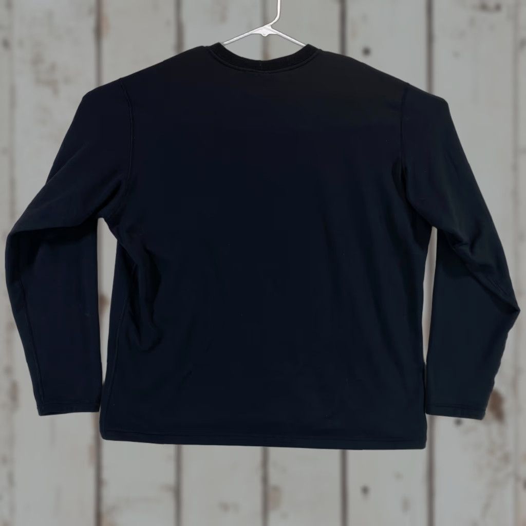 Patagonia Patagonia Mens XL Shirt Capilene Black Fleece Sweatshirt Long Sleeve Pullover Size US XL / EU 56 / 4 - 1 Thumbnail
