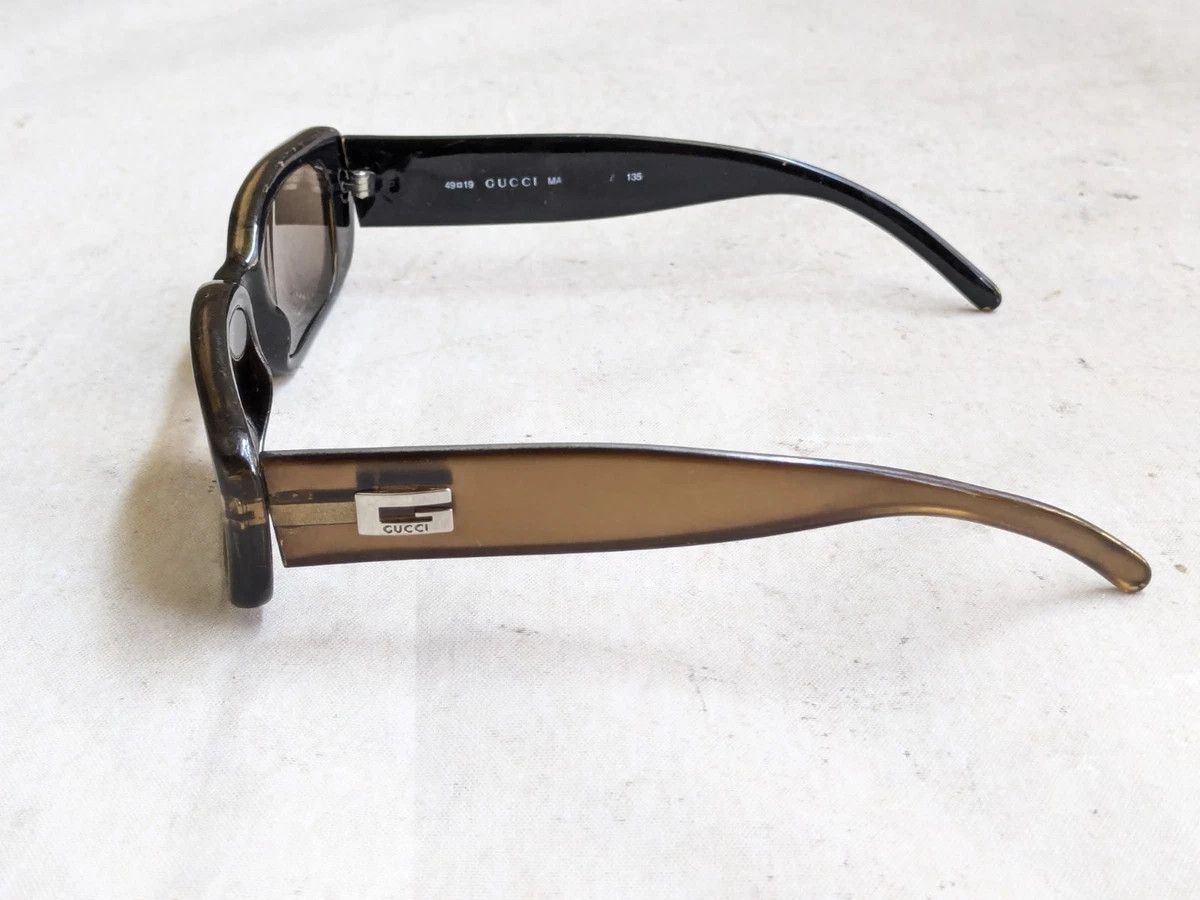 Gucci × Vintage Gucci Sunglasses GG2409/N/S Brown Y2K Size ONE SIZE - 7 Thumbnail