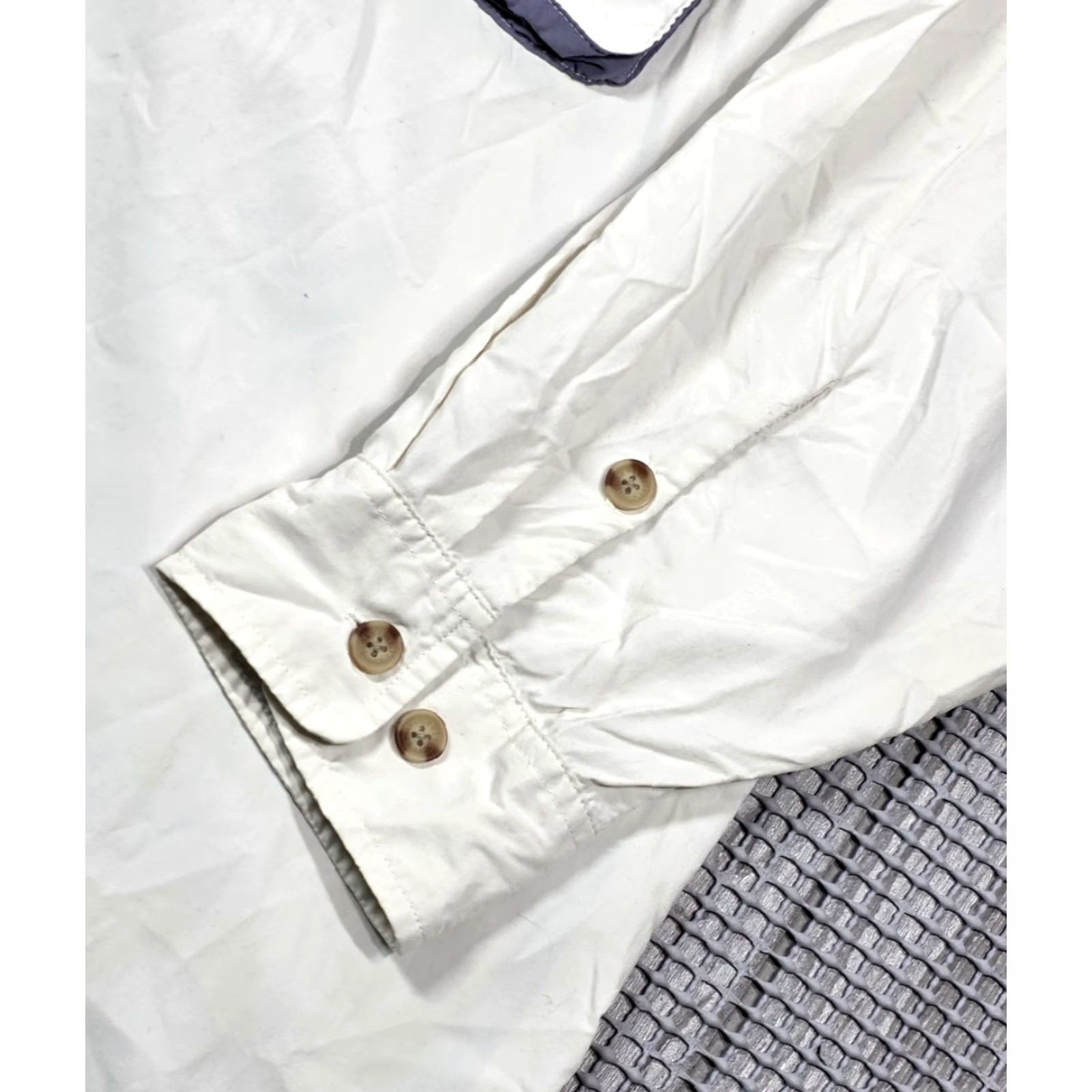 Orvis Orvis Shirt Button-Up Fisherman XL Gray Nylon 90s Vintage Mens Size US XL / EU 56 / 4 - 7 Thumbnail