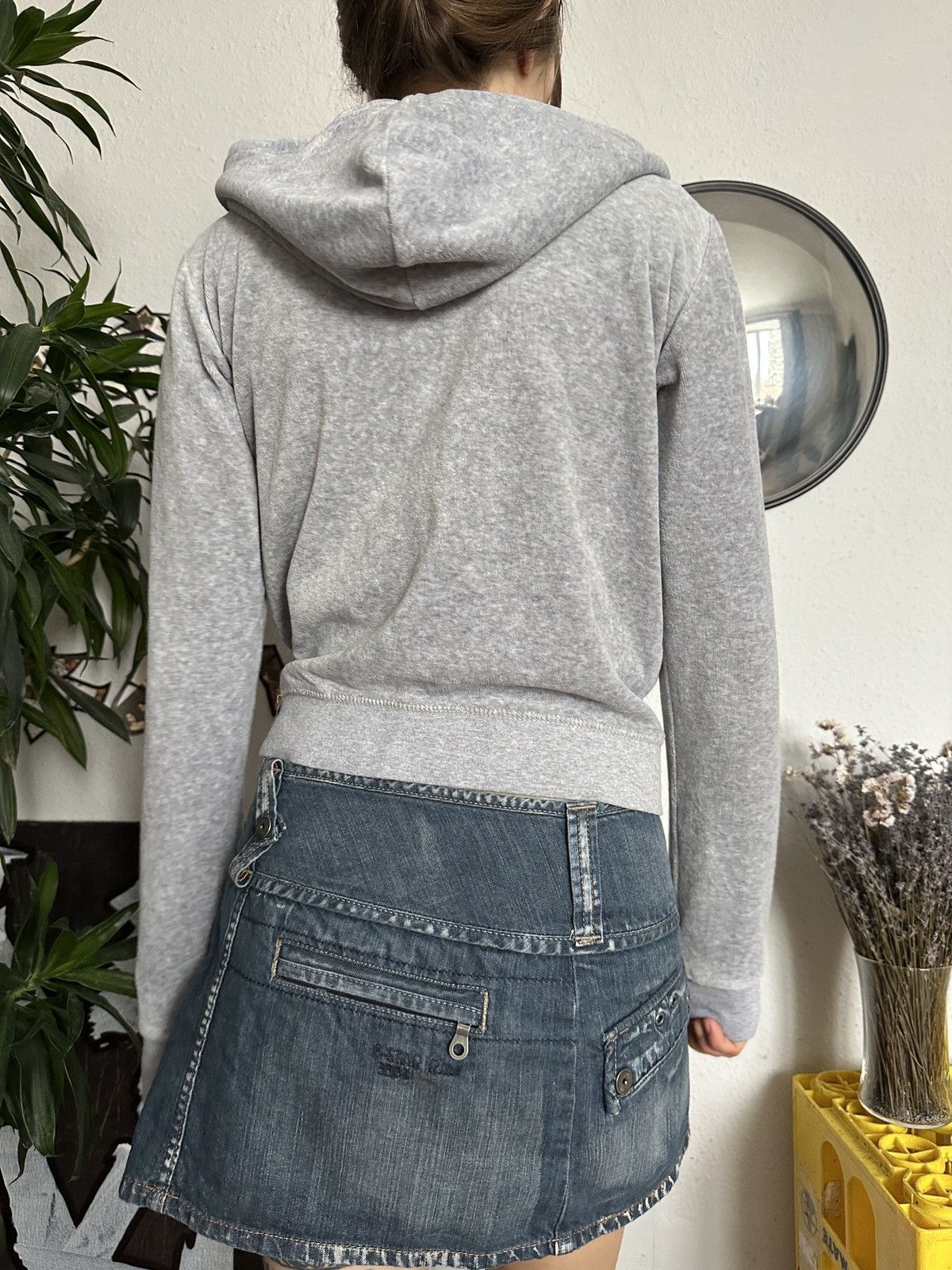 Juicy Couture × Vintage Terry Juicy Couture Zip Hoodie Velour Glamour y2k Size S / US 4 / IT 40 - 7 Thumbnail