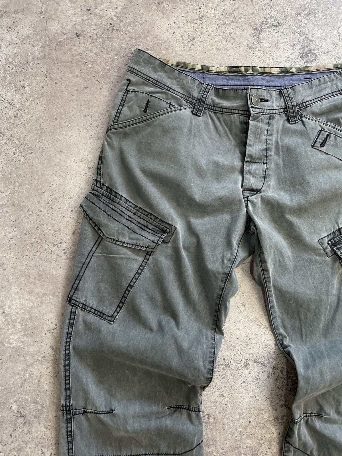 G-Star × Japanese Brand × Vintage Vintage Junya Watanabe Balenciaga Style Bondage Cargo Pants Size US 32 / EU 48 - 7 Thumbnail