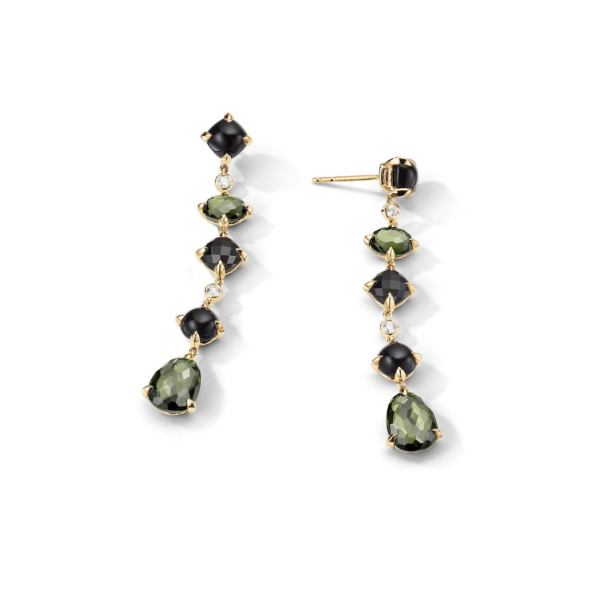 David Yurman o1w1db10325 Earrings in 18K Gold and Diamonds Size ONE SIZE - 2 Thumbnail