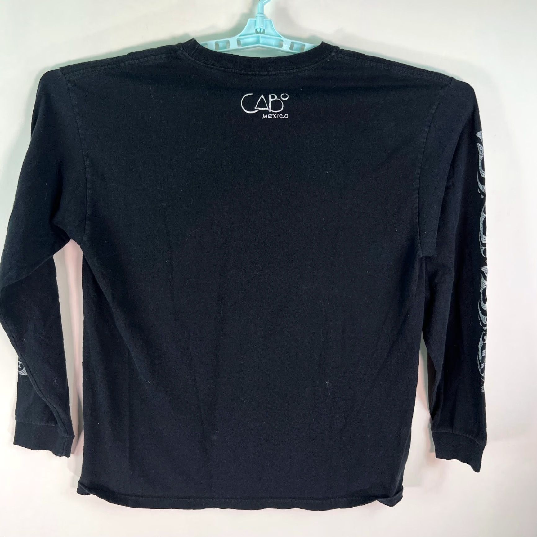 Vintage Cabo Mexico Yacht Club Mens Long Sleeves Crew Neck Pullover Black T Shirt Size L Size US L / EU 52-54 / 3 - 3 Thumbnail
