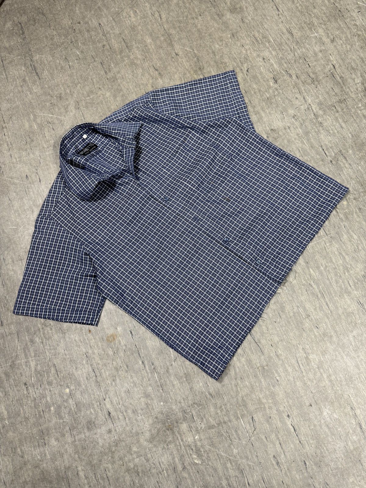 Japanese Brand ᶠᵃⁿᶜʸᵍᵘʸBOXY Suit Shirt Vintage Cropped Button Up 90s 80 Size US M / EU 48-50 / 2 - 1 Thumbnail