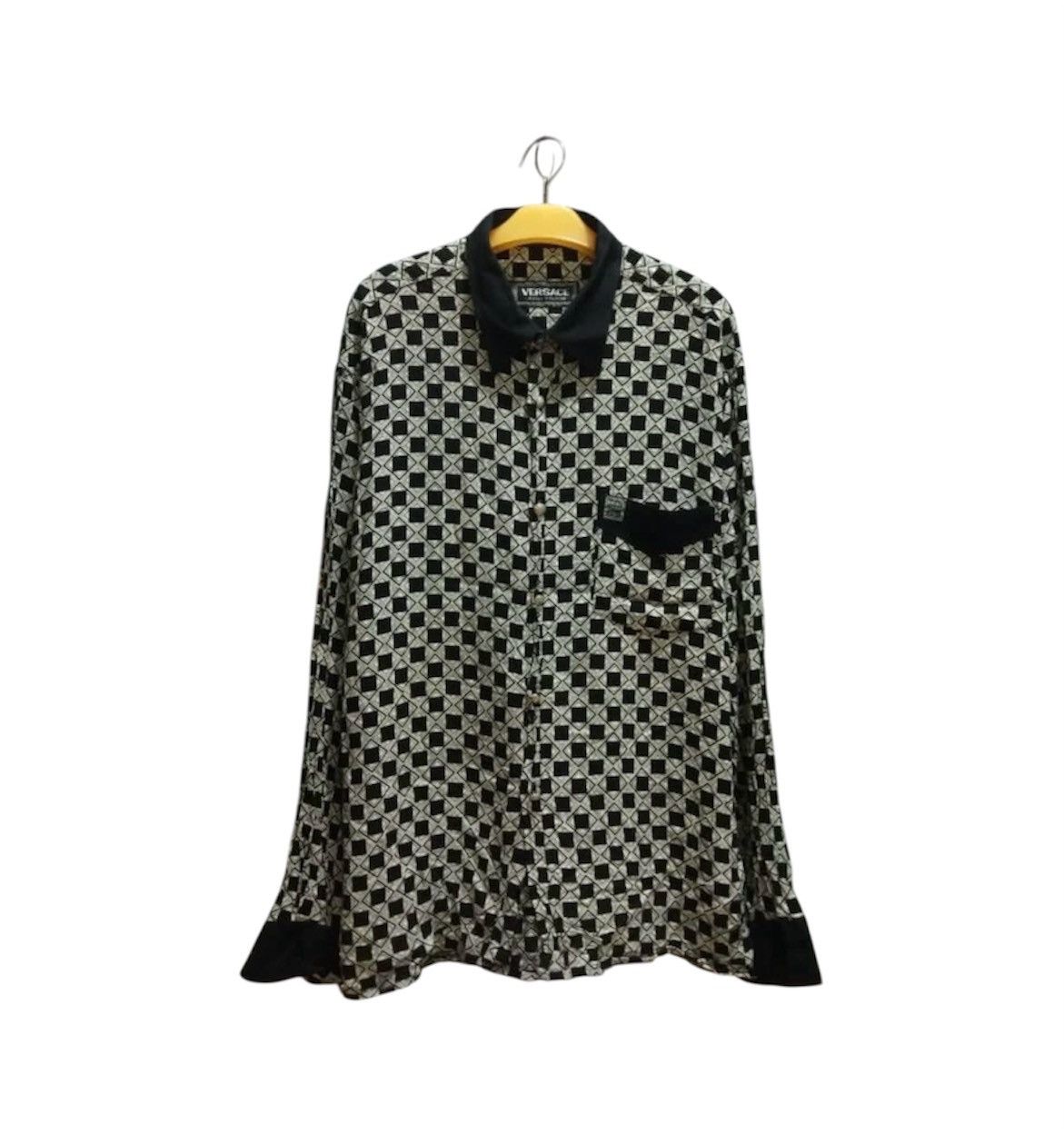 Versace × Versace Jeans Couture × Vintage Vintage Versace Jeans Patern Shirt Size US M / EU 48-50 / 2 - 1 Thumbnail