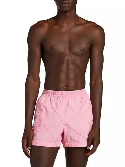 Bottega Veneta o1loc1c0324 690530 Boxer Swim Shorts in Bubble Gum Washed Size US 36 / EU 52 - 3 Thumbnail
