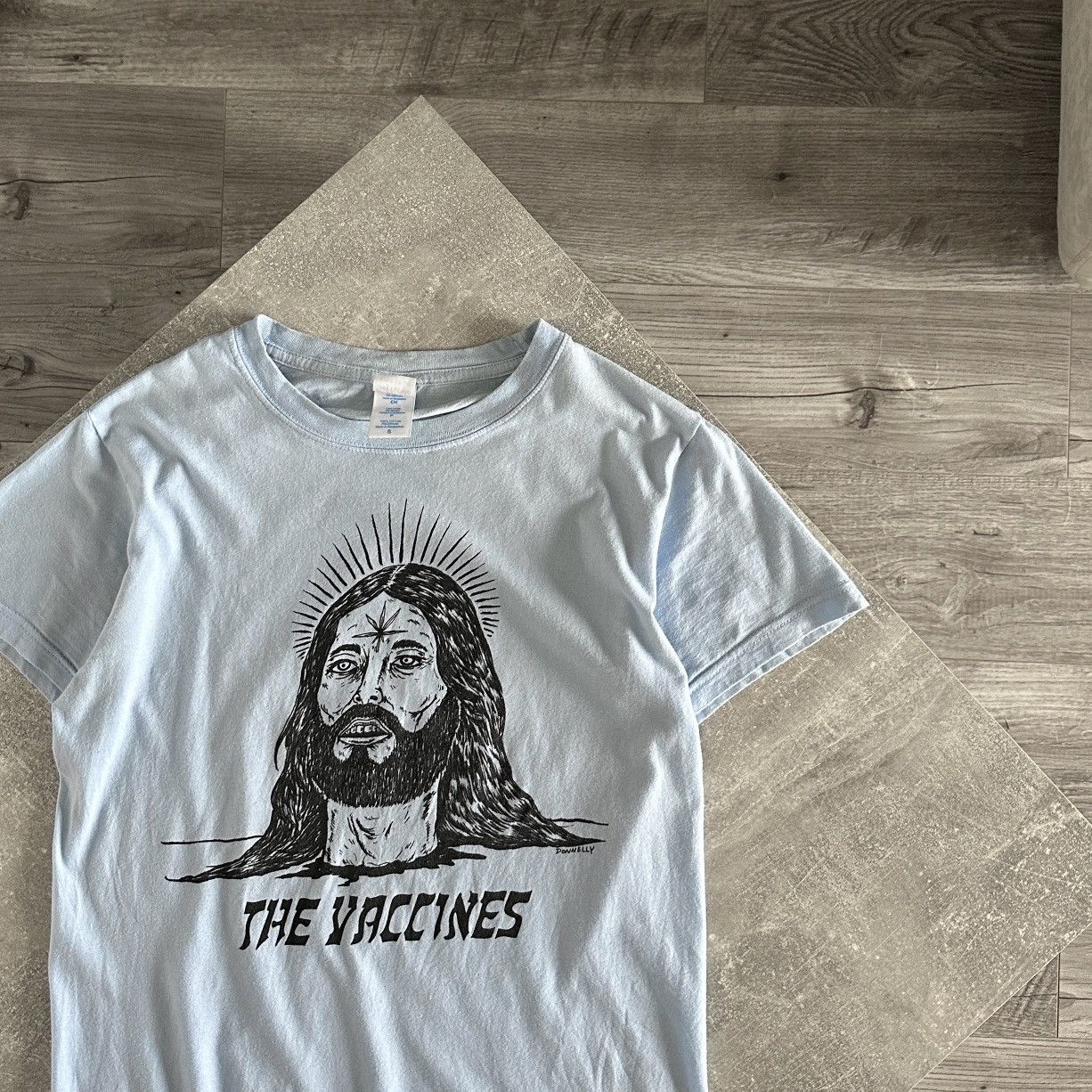 Band Tees Vintage 00s The Vaccines Jesus High Weed tour tee indie y2k Size US S / EU 44-46 / 1 - 2 Thumbnail
