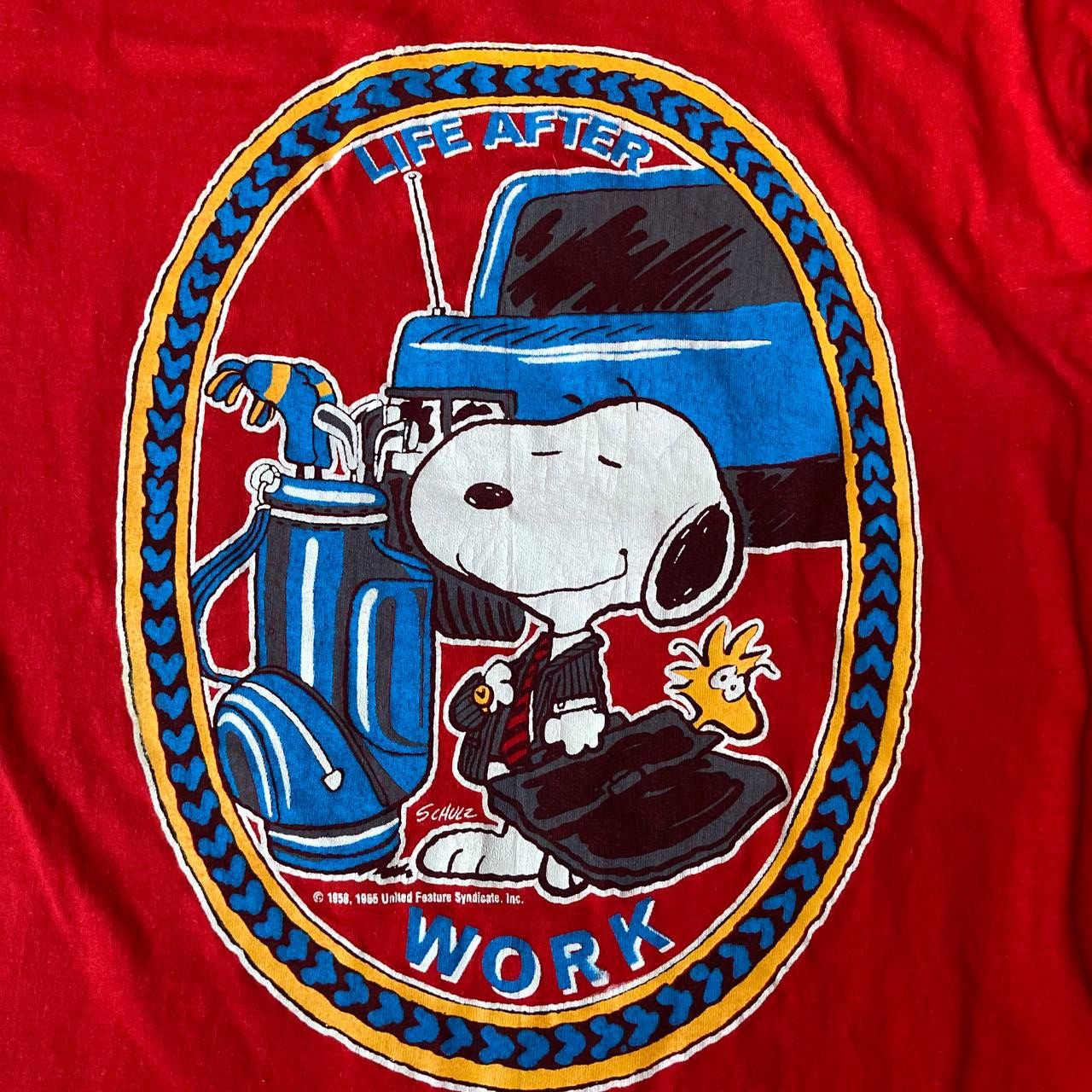 Vintage Vintage Peanuts Snoopy Cartoon Comics Golf Sport Tee Size US M / EU 48-50 / 2 - 2 Thumbnail