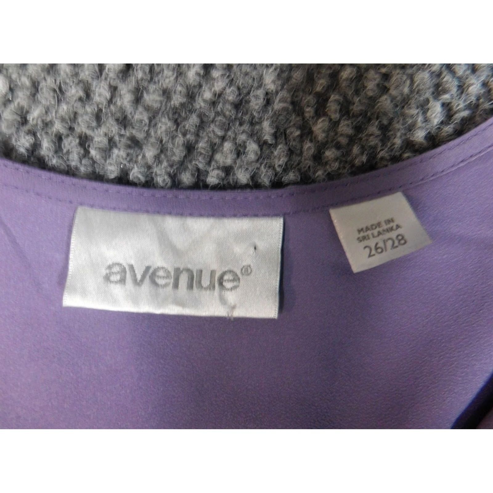 Avenue Avenue Womens Floral Pullover Top - 28 Purple Size 4XL / US 24-26 - 6 Thumbnail