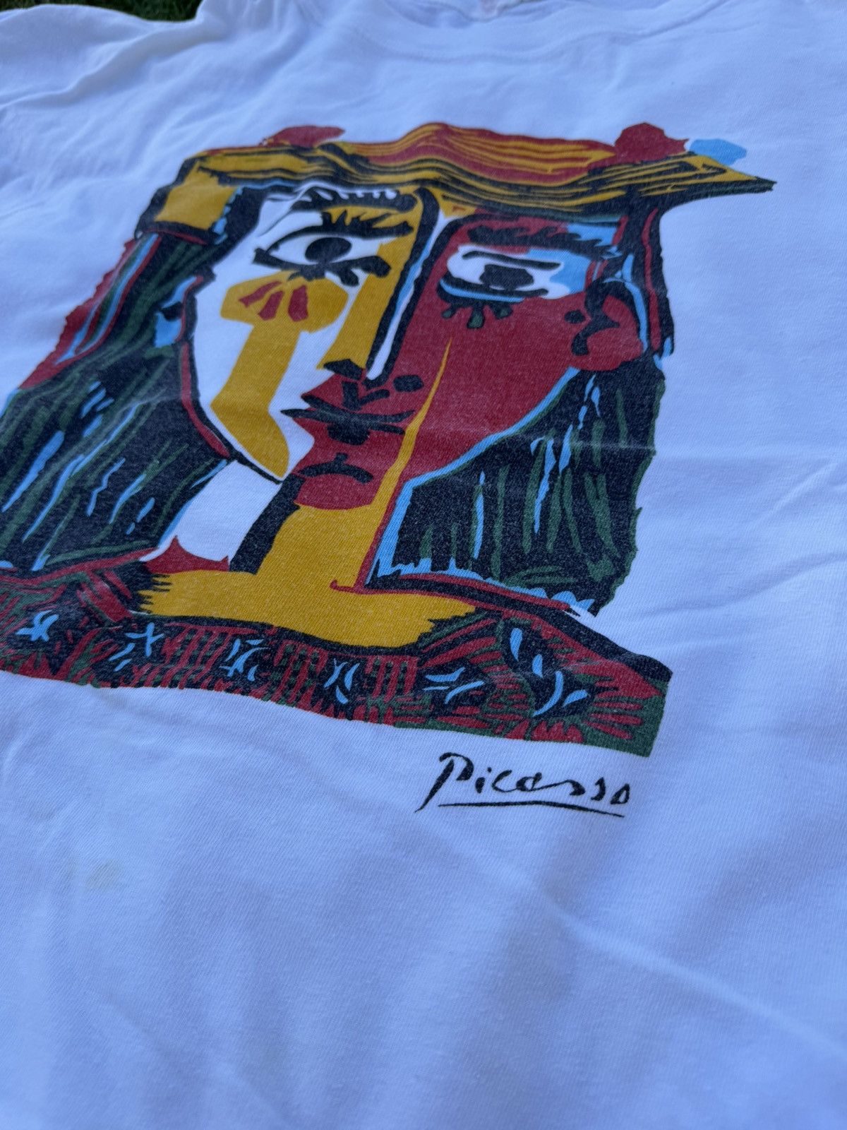 Paloma Picasso Vintage Y2K Picasso T-Shirt White 96/97 Size US XL / EU 56 / 4 - 5 Thumbnail