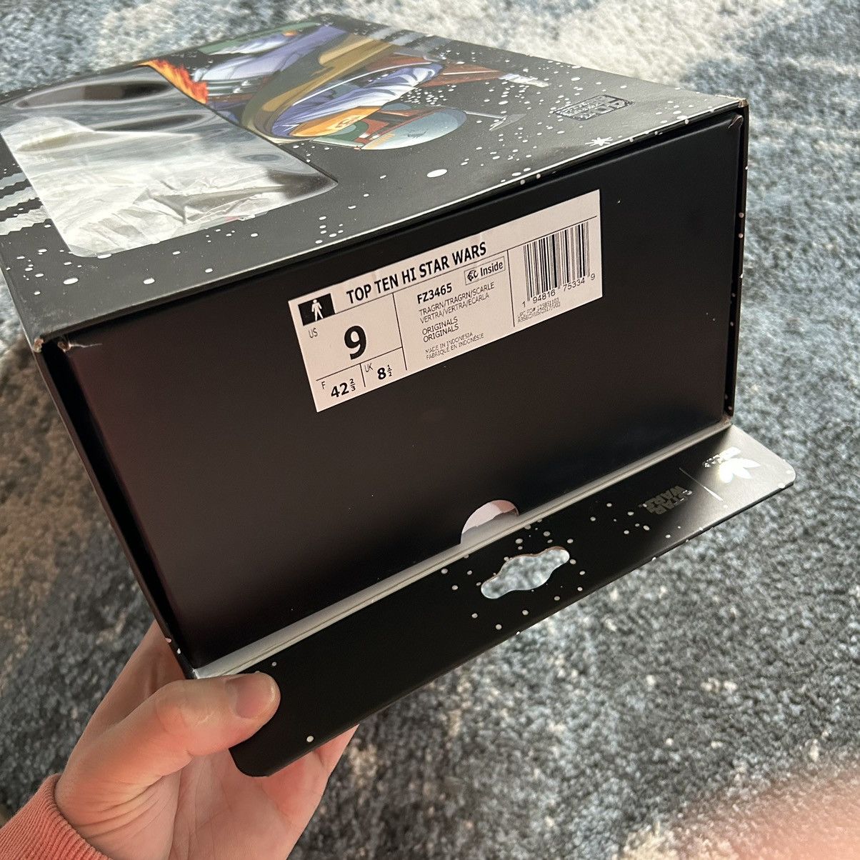 Adidas × Star Wars 2020 EMPiRE STRiKES BACK BOBA FETT TOP TEN Hi POUCH FZ3465 Size US 9 / EU 42 - 3 Thumbnail