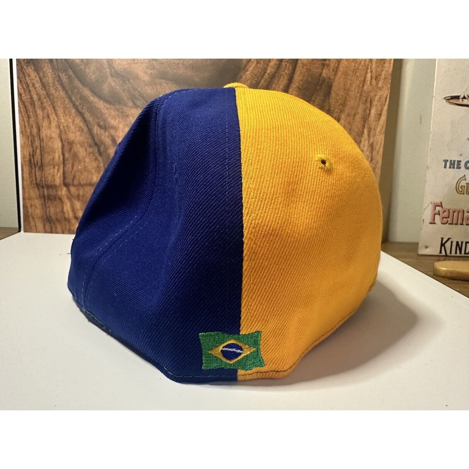 Other Brazil Embroidered Cap Hat On&off by XO. 20SIX06 Wool. 7 3/8 Size ONE SIZE - 4 Thumbnail