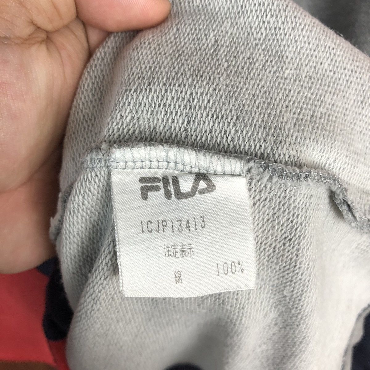 Fila Fila vintage Red,Dark Blue, Grey, Sweatshirt #7561 Size US S / EU 44-46 / 1 - 9 Thumbnail