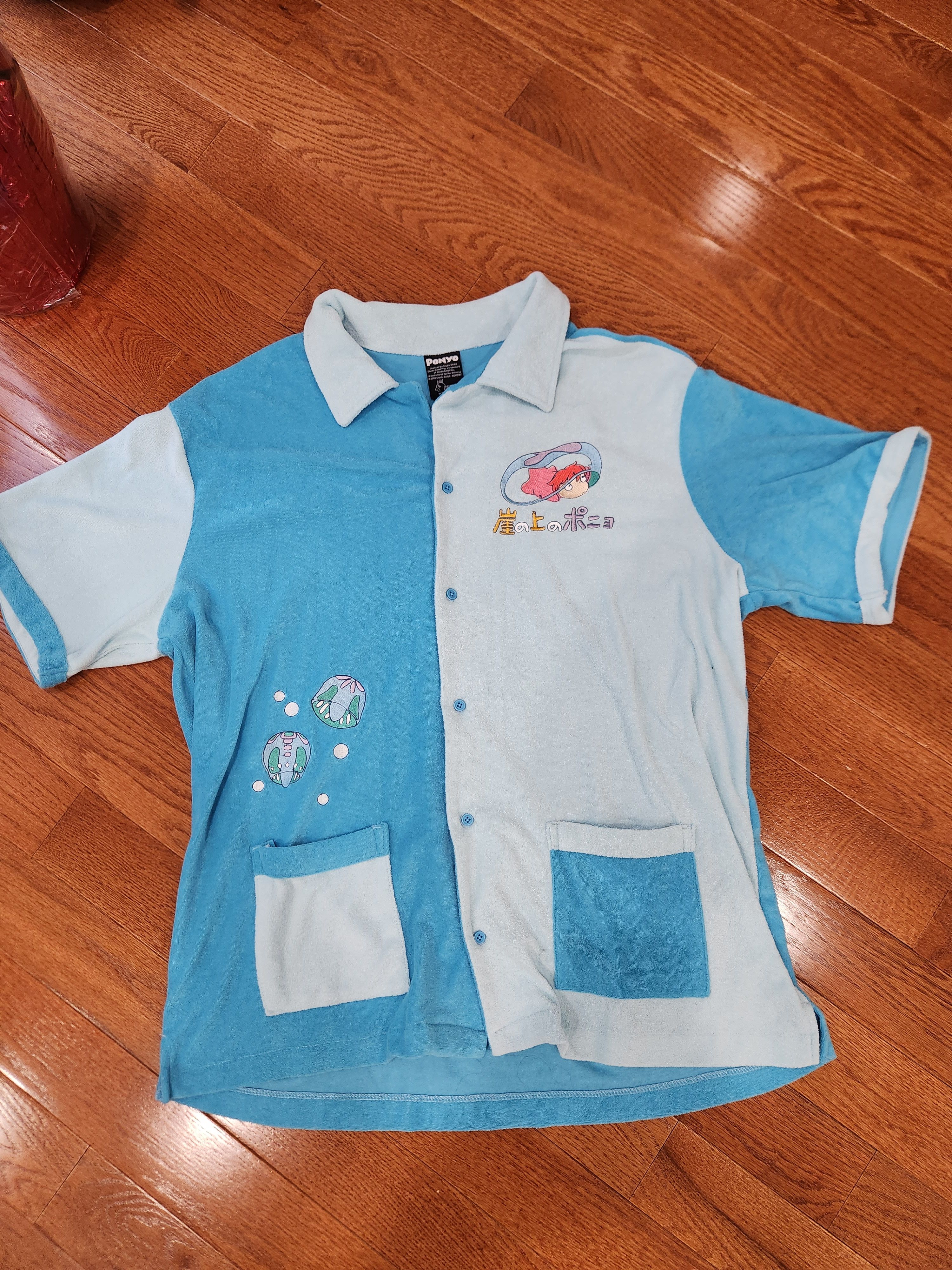 Anime × Japanese Brand Studio Ghibli Ponyo Movie Button up Size US XL / EU 56 / 4 - 1 Thumbnail