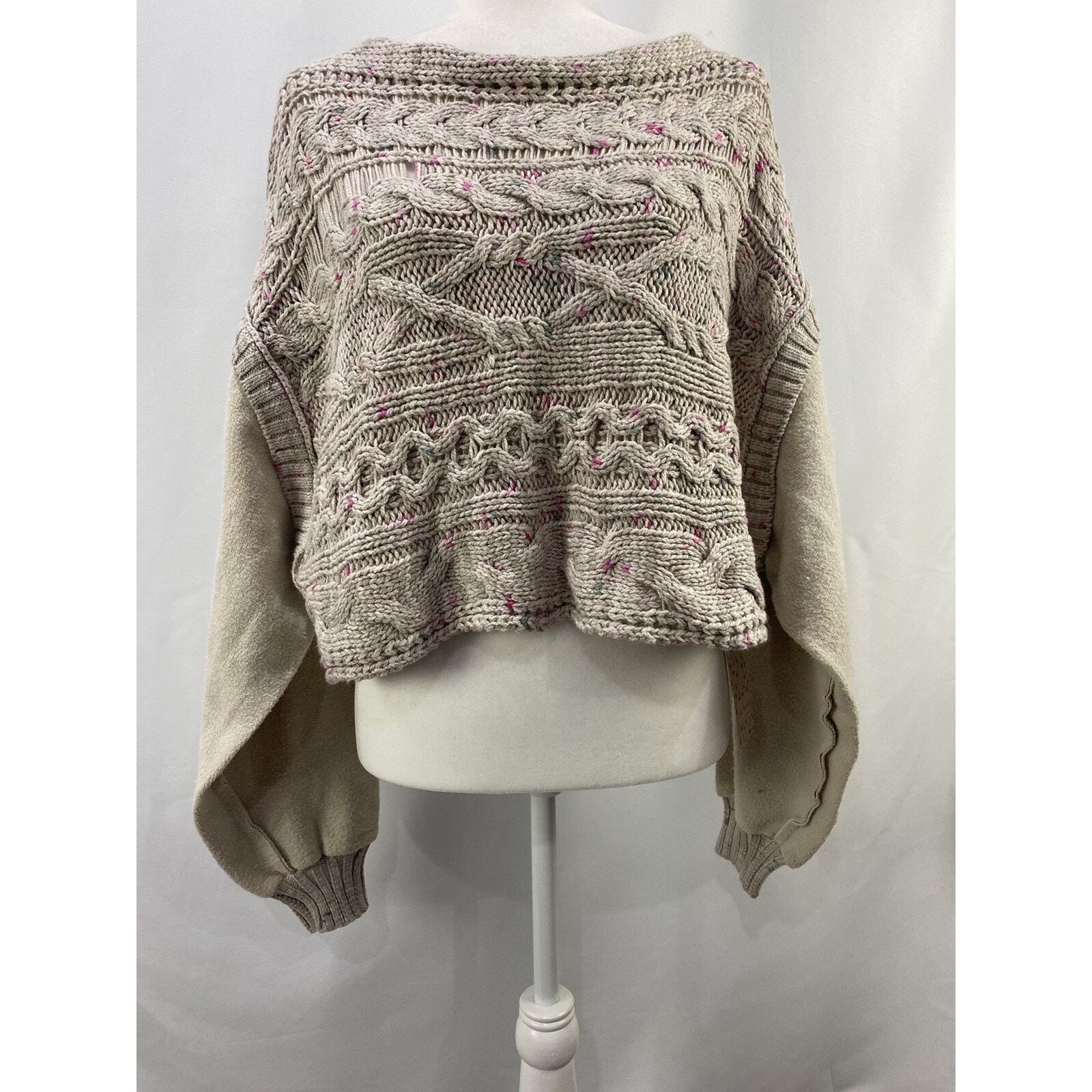 Free People FREE PEOPLE Womens Shell White Size S Sweater Size S A003013 Size S / US 4 / IT 40 - 2 Thumbnail