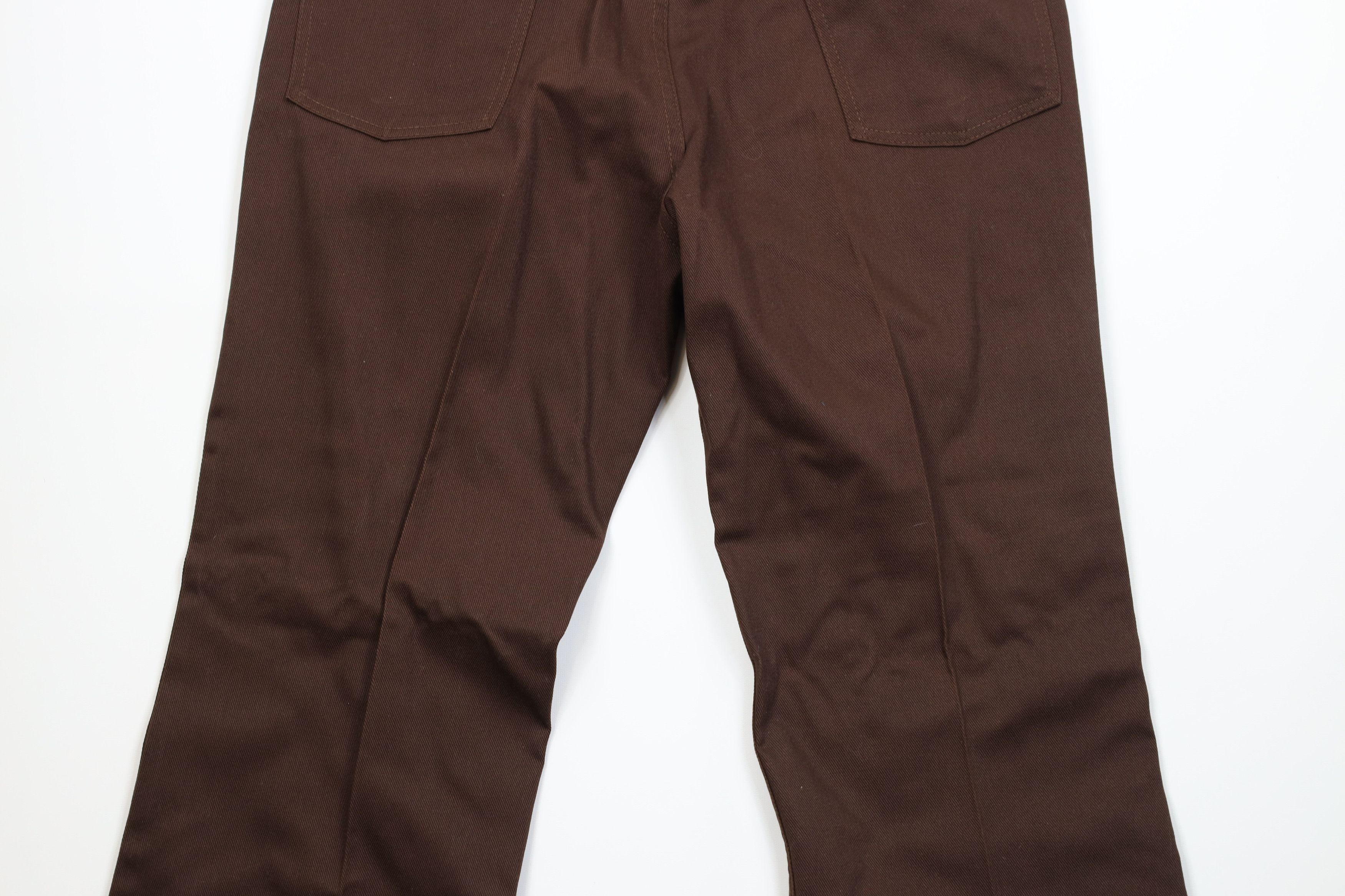 Vintage Vintage 70s Streetwear Bell Bottoms Jeans Brown USA Size US 36 / EU 52 - 12 Thumbnail
