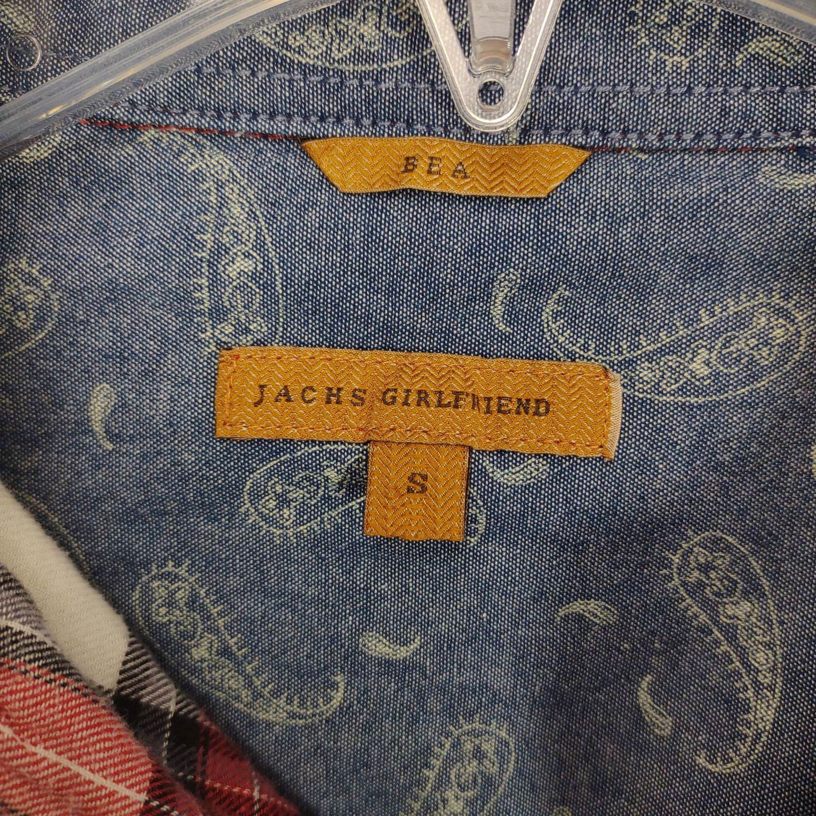 JACHS NY Jachs Girlfriend Bea Women's Pearl Snap Plaid Flannel Shirt Size S / US 4 / IT 40 - 2 Thumbnail