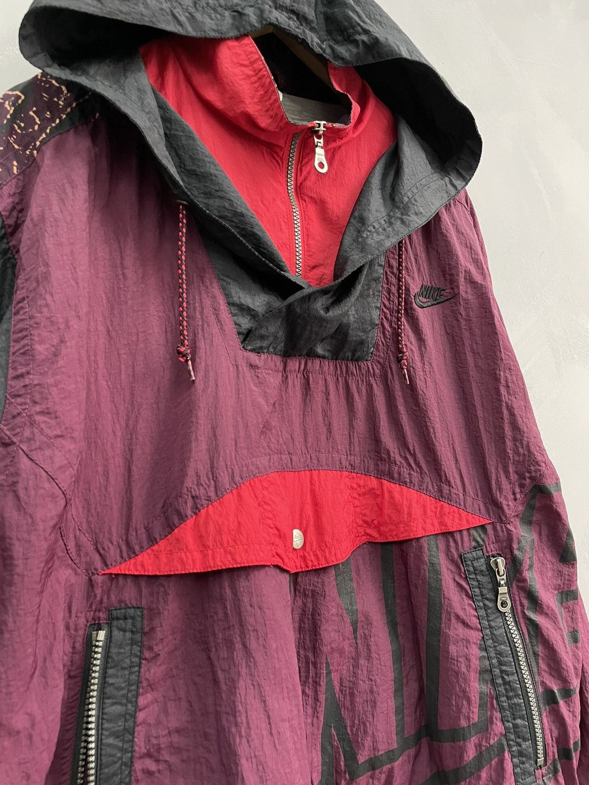 Nike Retro drill jacket anorak track hype travis style y2k Size US S / EU 44-46 / 1 - 3 Thumbnail