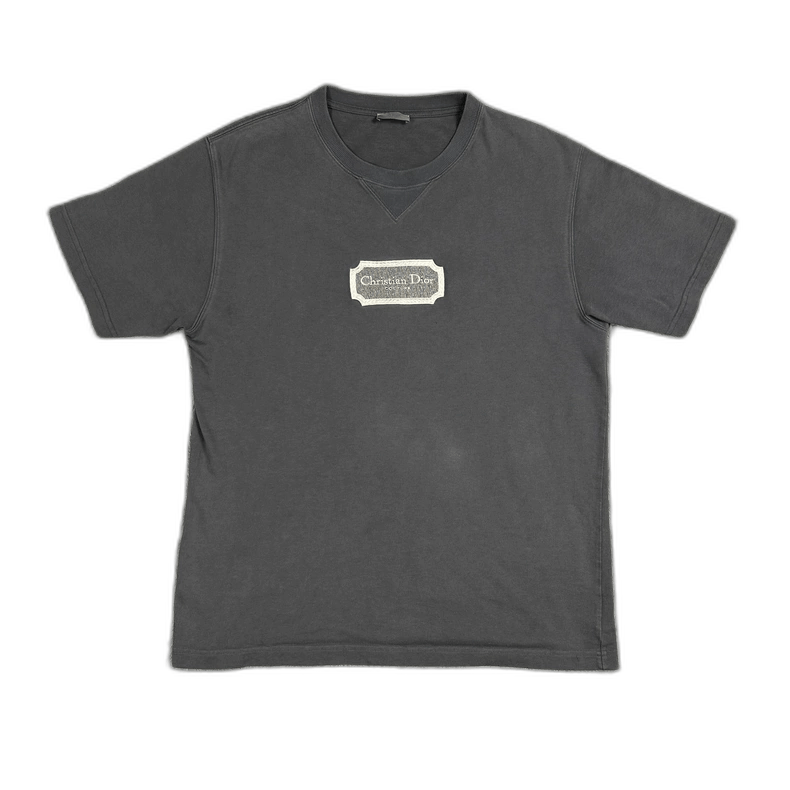 Dior Dior 2025 Embroidered Washed Gray T-shirt Size US L / EU 52-54 / 3 - 1 Thumbnail