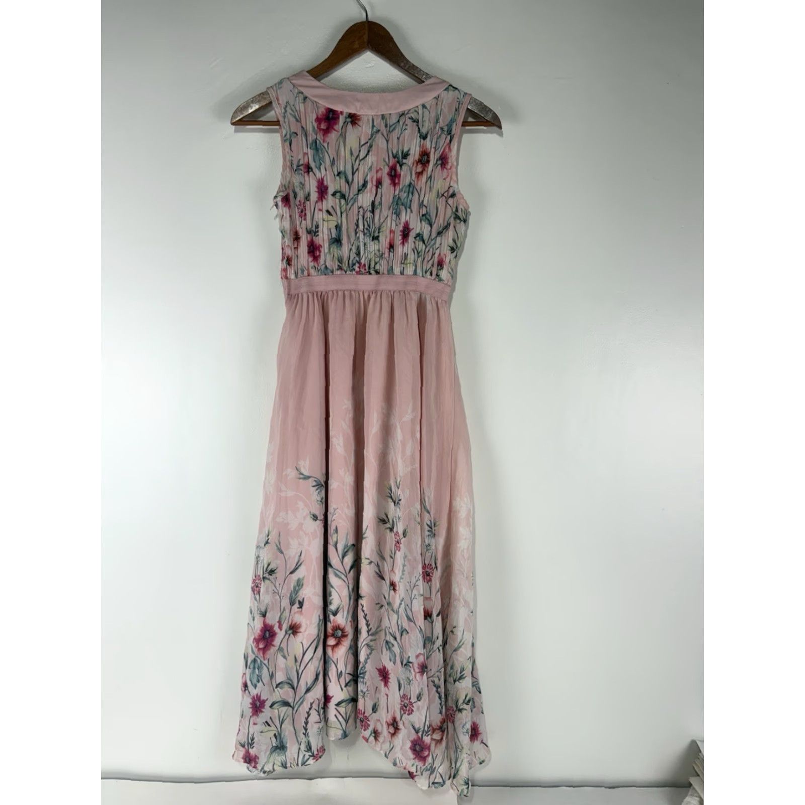 Vintage Rare Editions Multi Floral Dress Womens Size 12 Fit & Flare Midi Velvet? Size XL / US 12-14 / IT 48-50 - 4 Thumbnail