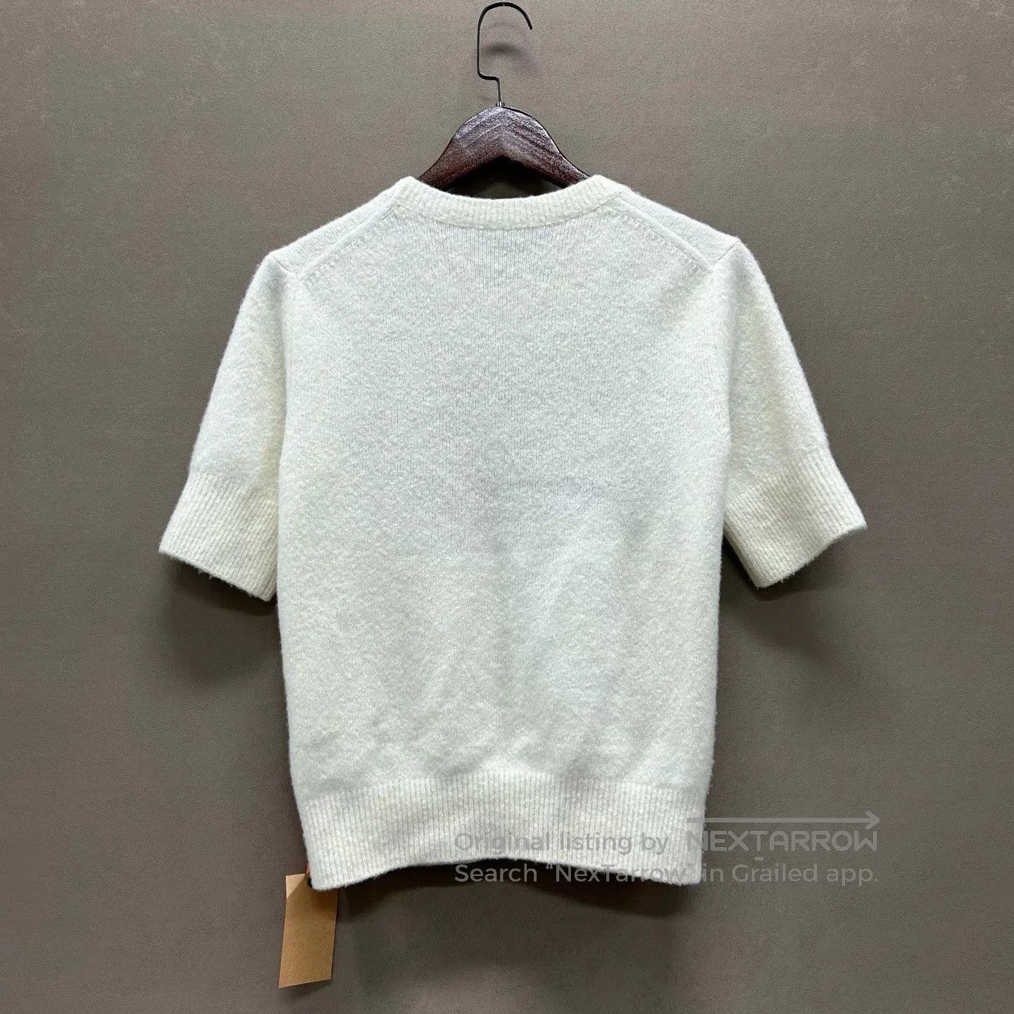 Louis Vuitton Louis Vuitton White Logo Cashmere Sweater. Size US M / EU 48-50 / 2 - 2 Thumbnail