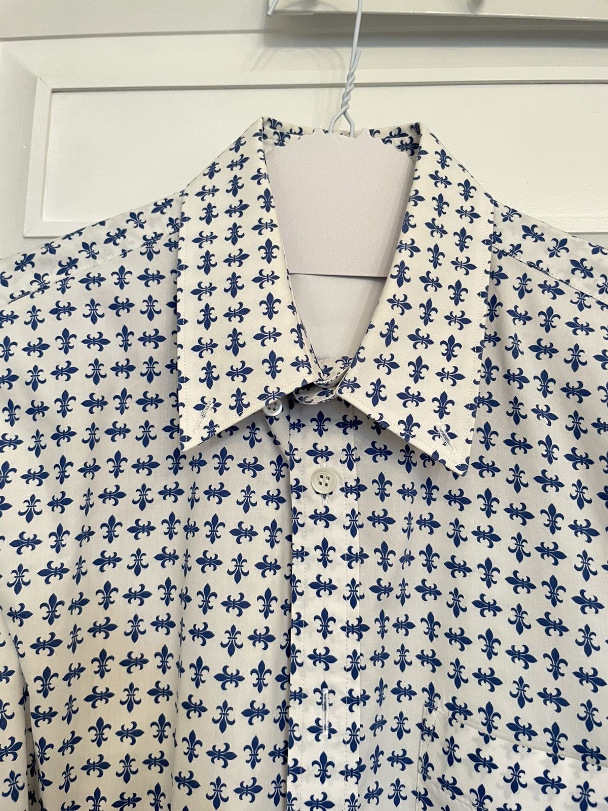 Alexander McQueen Alexander McQueen fleur-de-lis slim fit shirt Size US S / EU 44-46 / 1 - 10 Thumbnail
