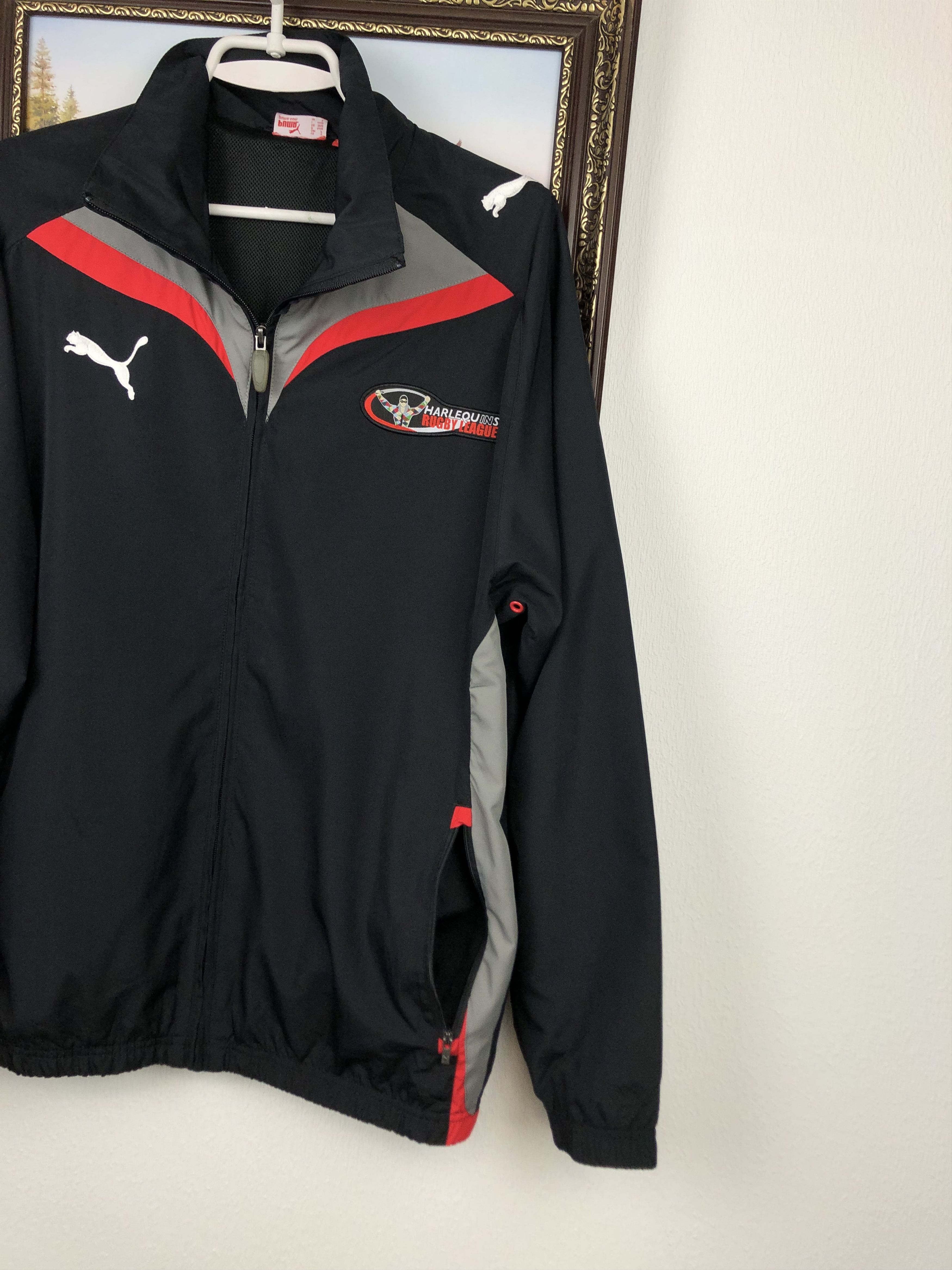 Other Harlequins Rugby Union Jacket Puma Mens Track Top Black Size US S / EU 44-46 / 1 - 4 Thumbnail