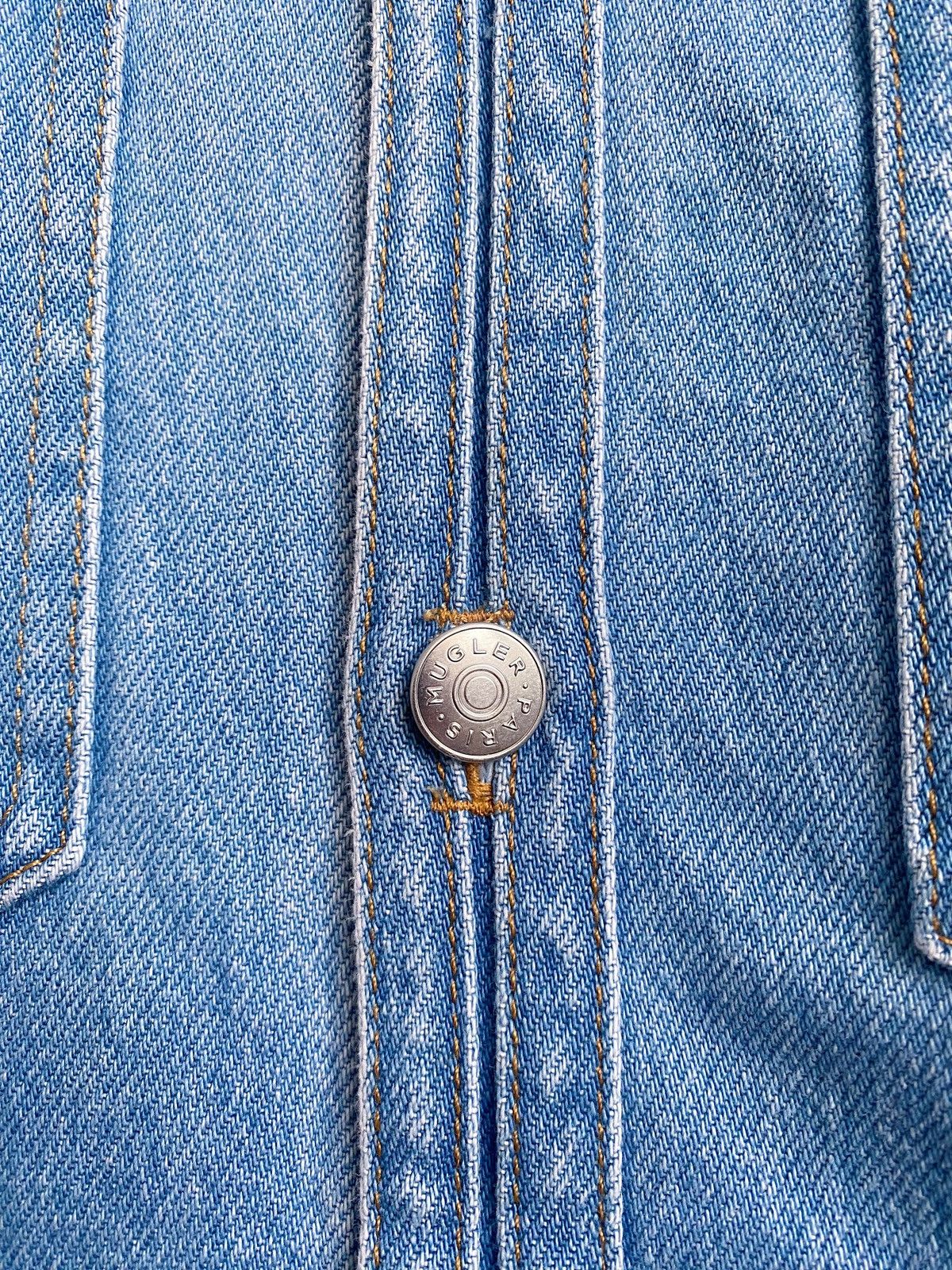 Mugler Mugler x H&M Light Denim Shirt Size M Size US M / EU 48-50 / 2 - 10 Thumbnail