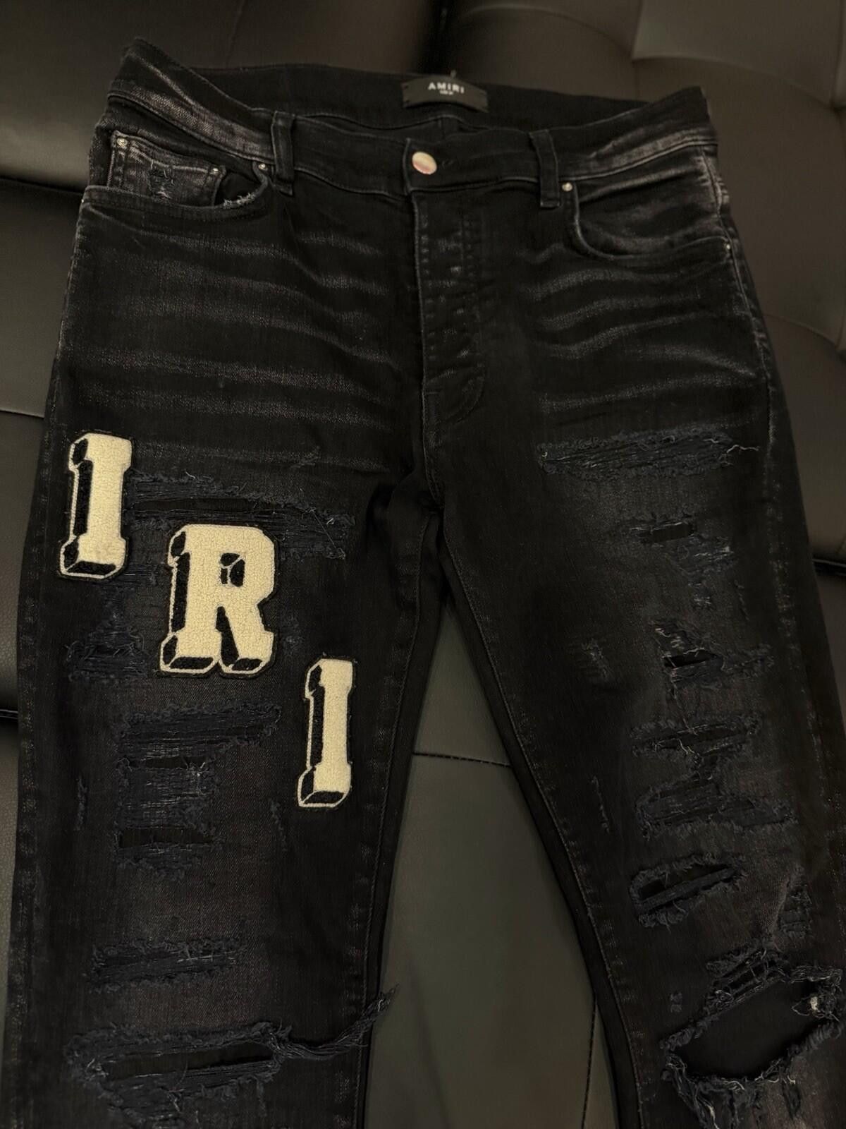 Amiri Size 31 - Amiri Black Jeans 100% Authentic Rare Size US 31 - 3 Thumbnail