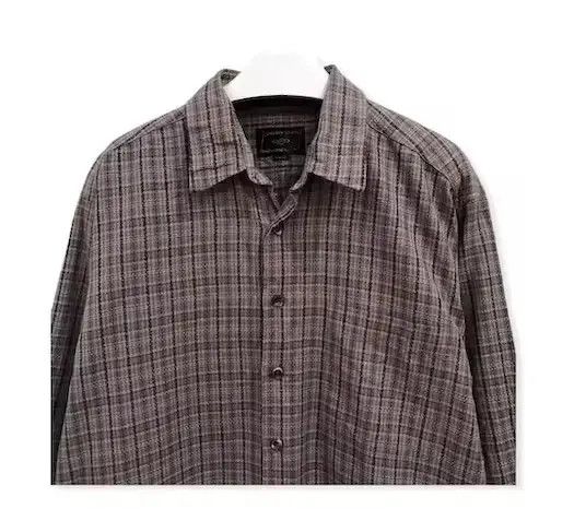 Flannel Vintage Shenley Sports Plaid Tartan Flannel Shirt 👕 Size US M / EU 48-50 / 2 - 2 Thumbnail
