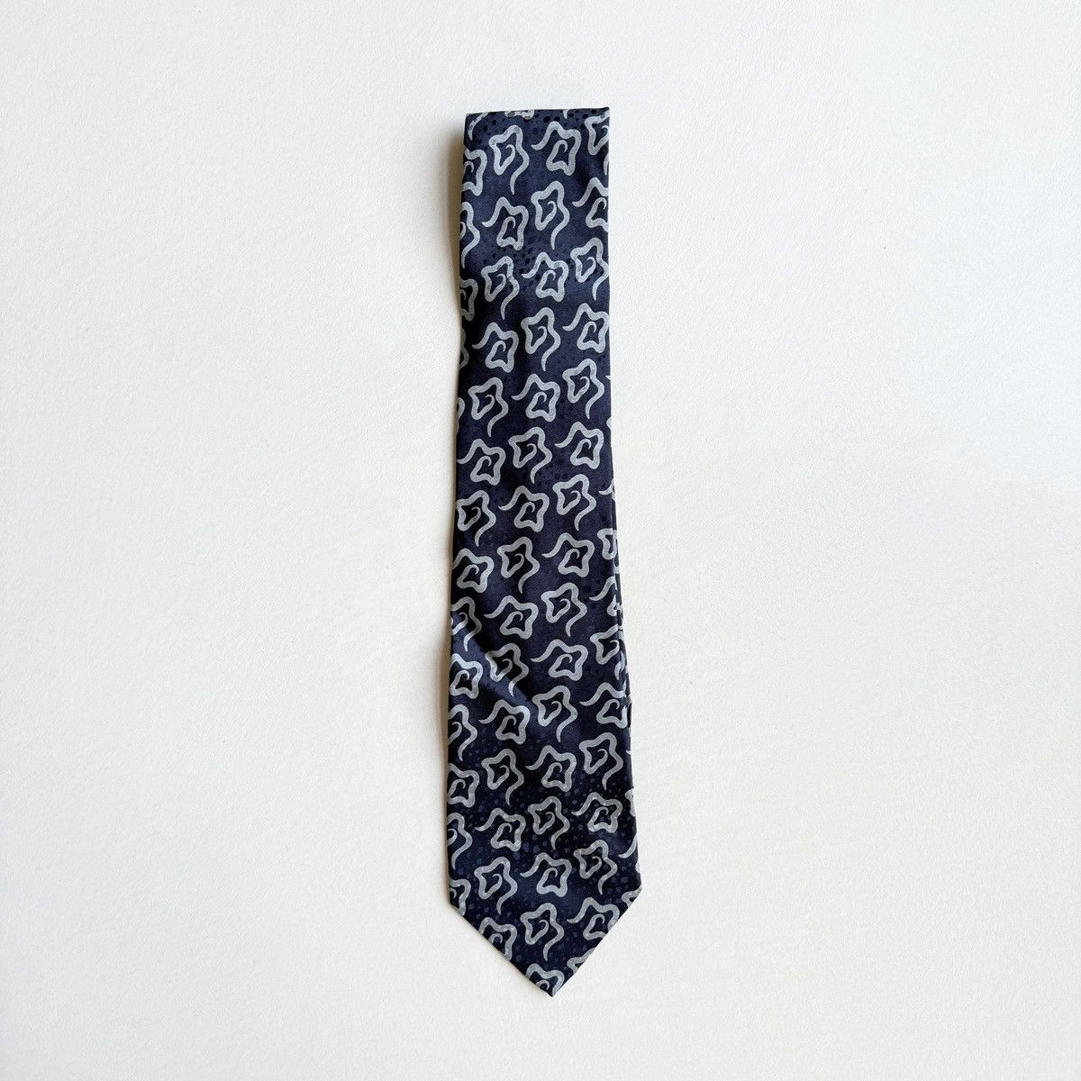Giorgio Armani Giorgio Armani Navy Silk Tie Size ONE SIZE - 1 Thumbnail