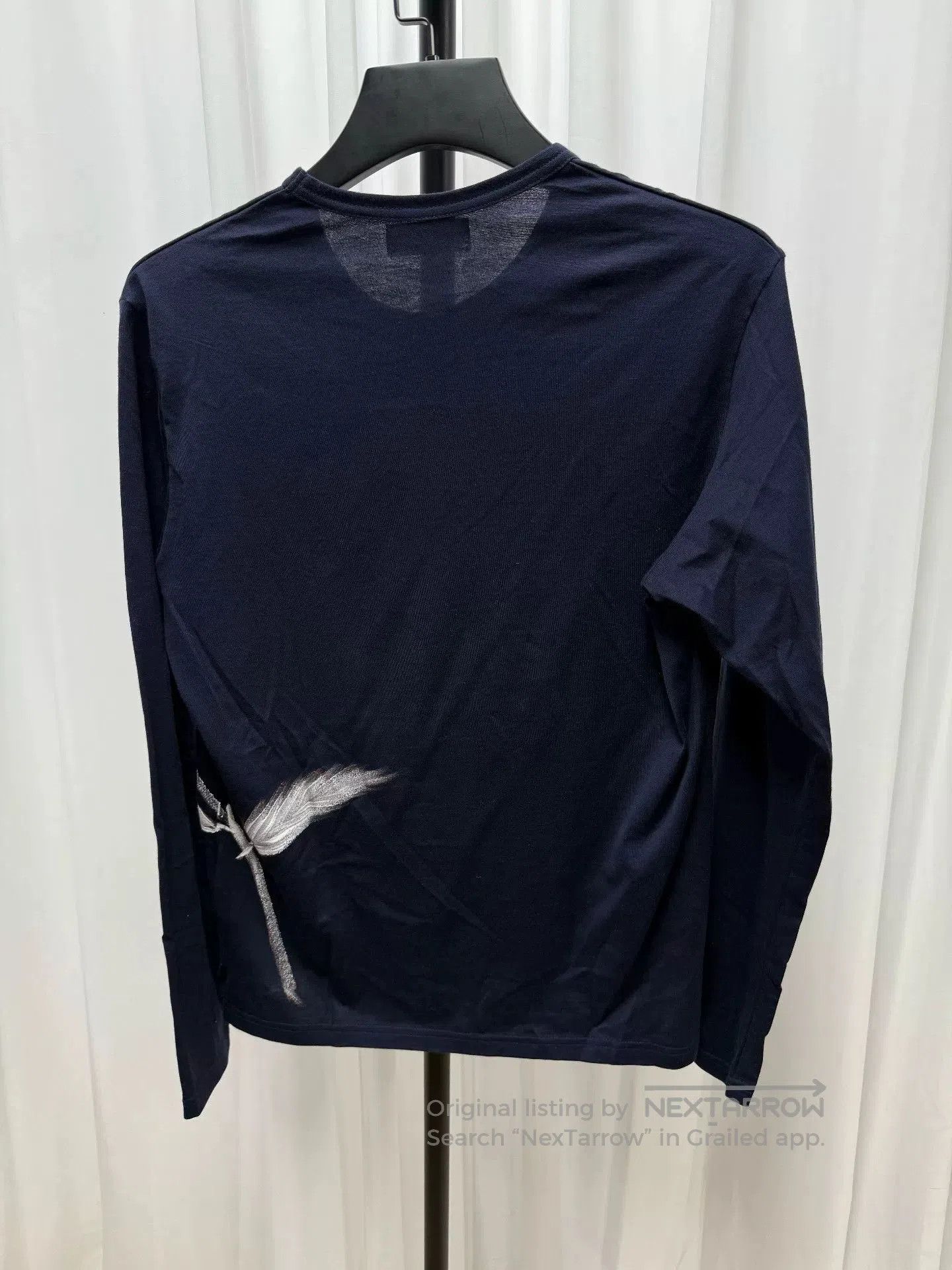 Yohji Yamamoto yohji yamamoto men's painted flower long sleeve shirt. Size US M / EU 48-50 / 2 - 8 Thumbnail