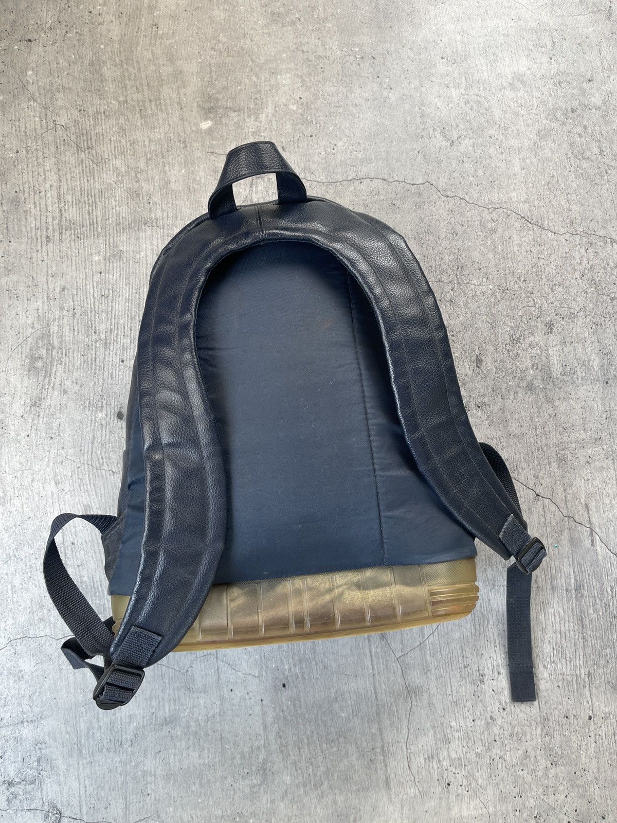 Other Vintage 90s Nike Leather Backpack Double Swoosh Bag Size ONE SIZE - 7 Thumbnail