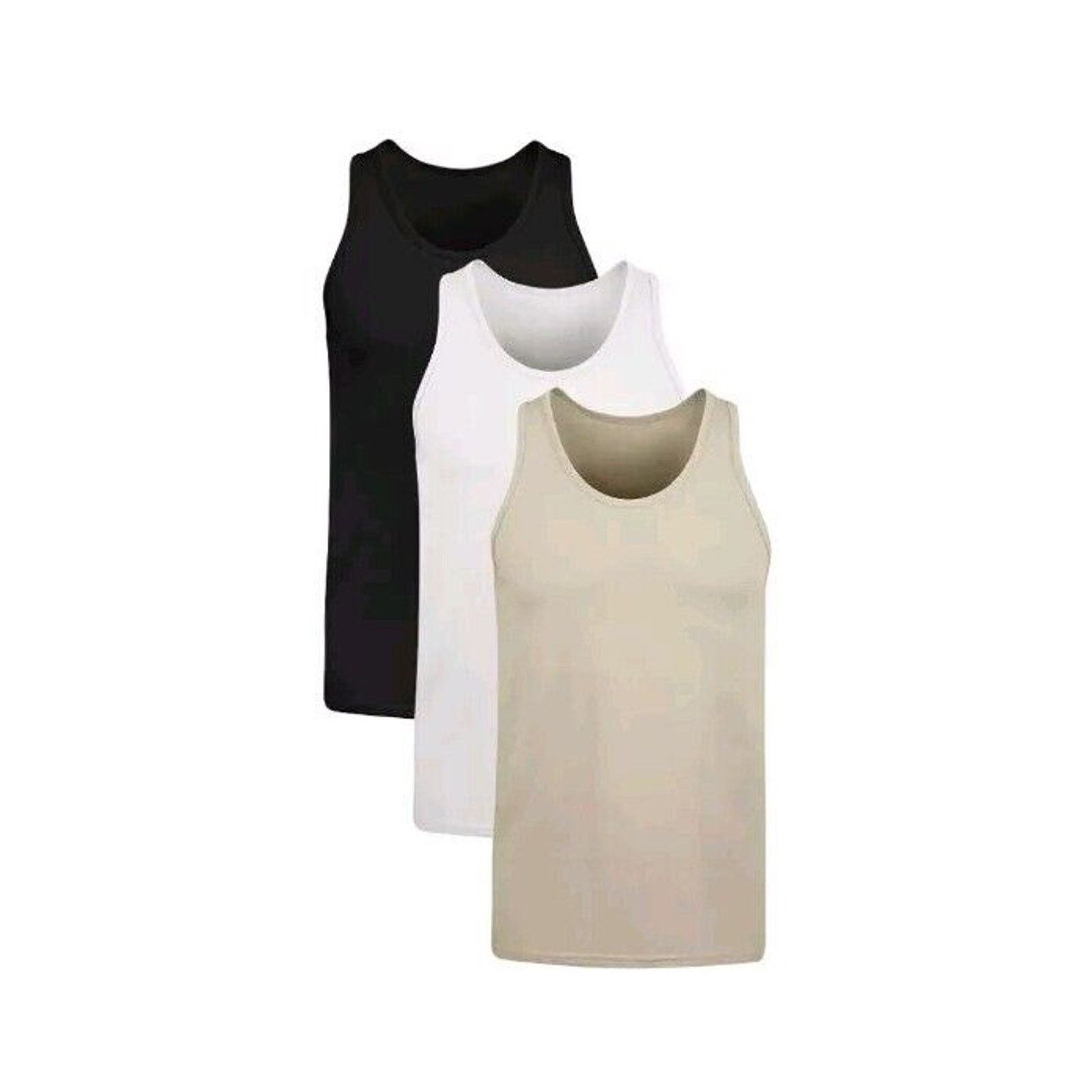 Hanes Hanes Men's Size 3XL Moisture-Wicking Cool Tank Top 3 Pack Size US XXL / EU 58 / 5 - 1 Thumbnail