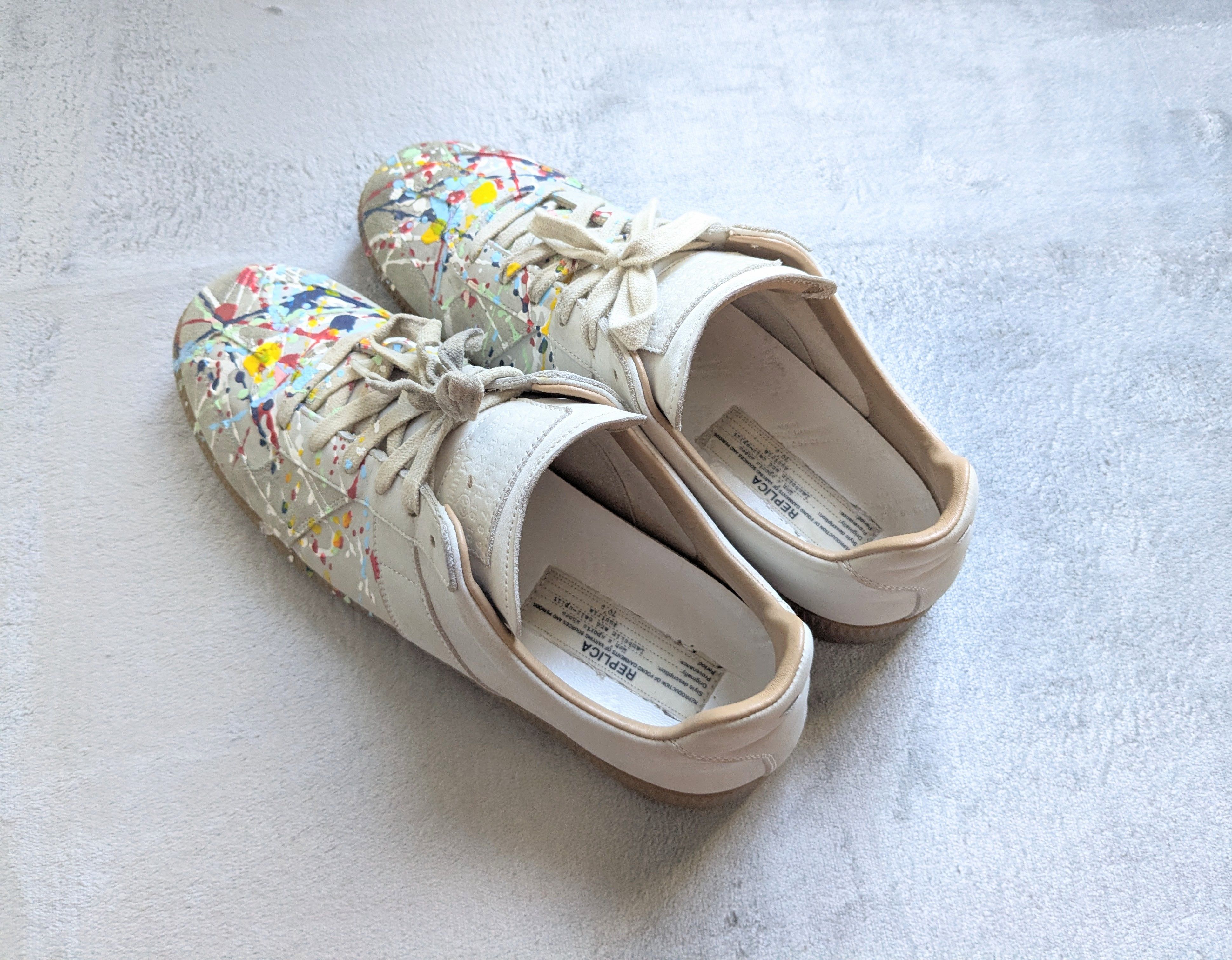 Maison Margiela Maison Margiela Replica GAT Paint Splatter 10 43 Gum Low Size US 10 / EU 43 - 16 Thumbnail