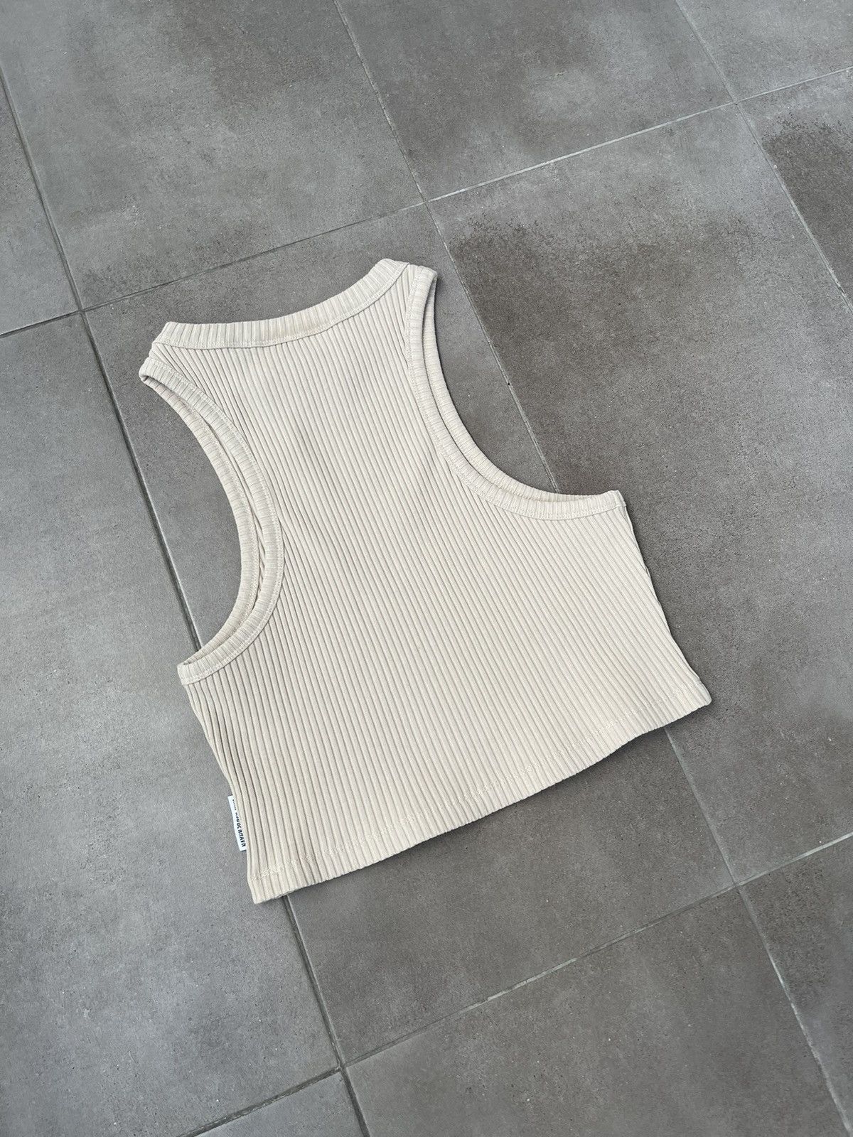 Han Kjobenhavn !DS! SS23 Han Kjobenhavn Cropped Racer Beige Top Size M / US 6-8 / IT 42-44 - 10 Thumbnail