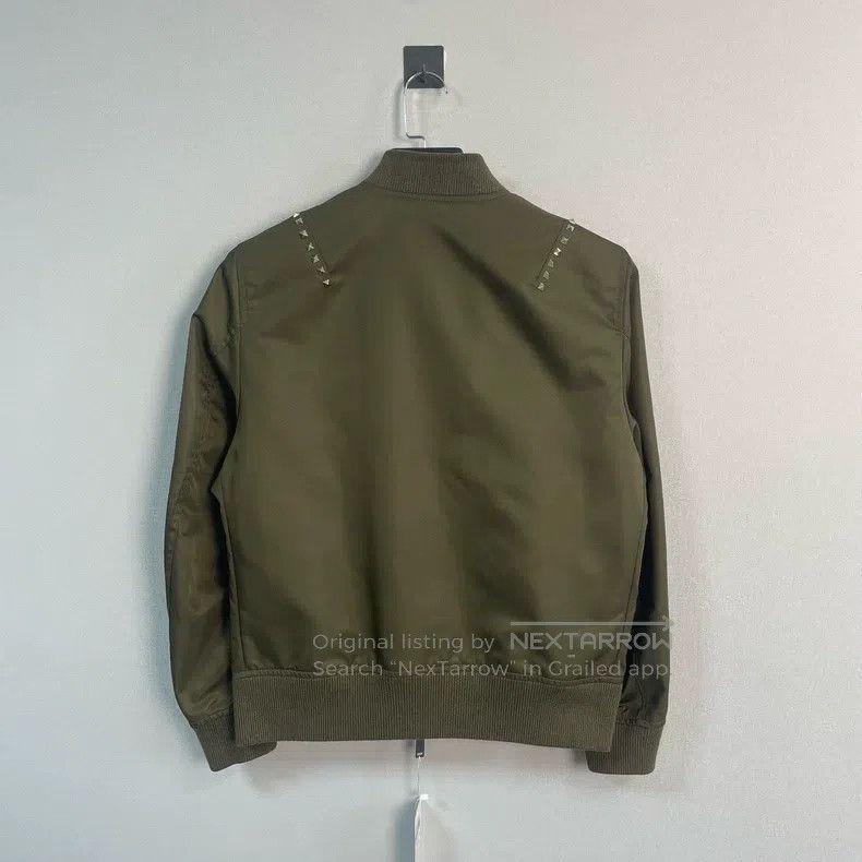 Valentino Valentino Willow Nail Aviator Padded Jacket Size US XL / EU 56 / 4 - 2 Thumbnail