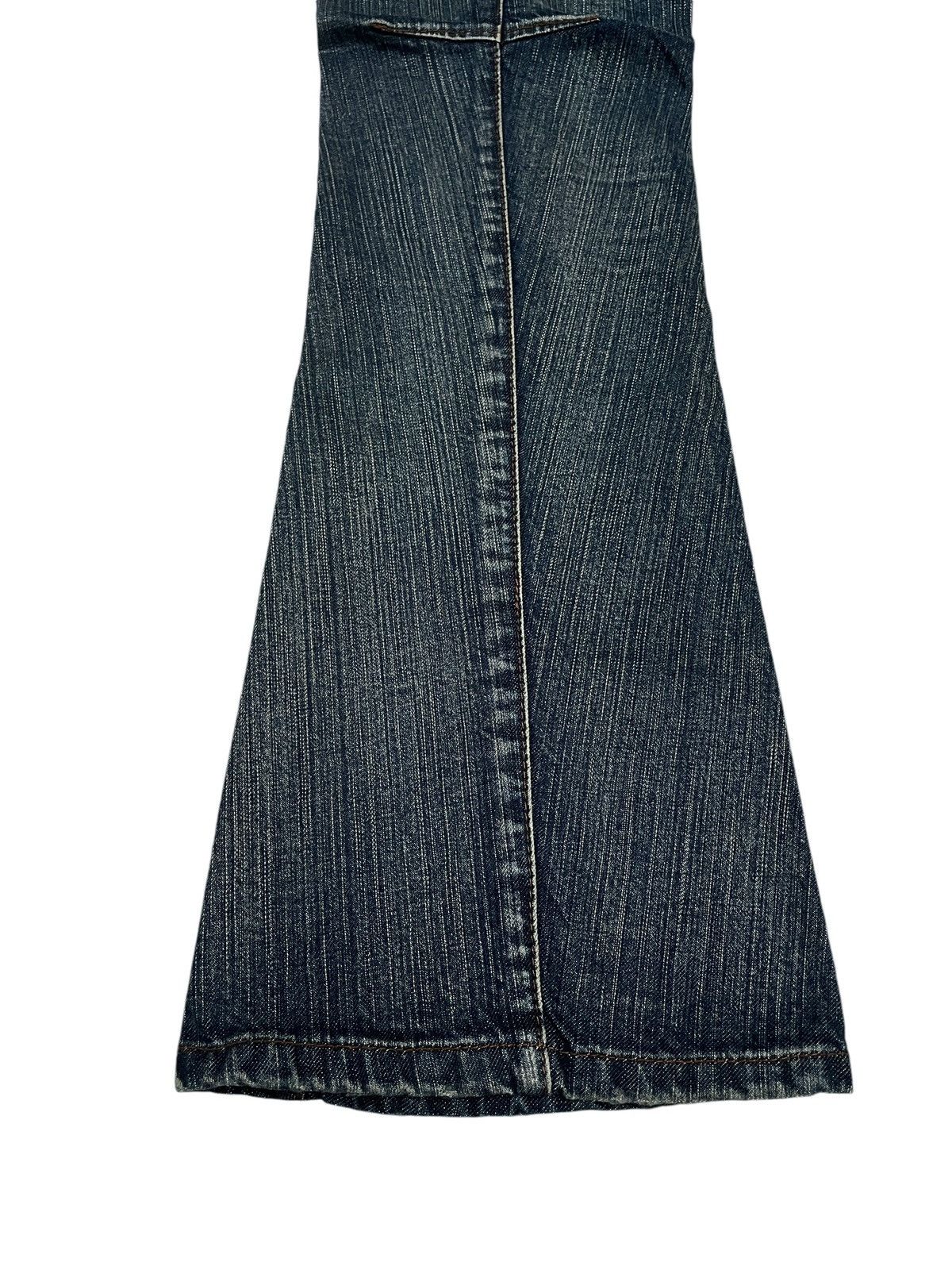 If Six Was Nine × Japanese Brand Rare Design Vintage Japanese Brand Flared Jeans 1990s Size US 33 - 7 Thumbnail
