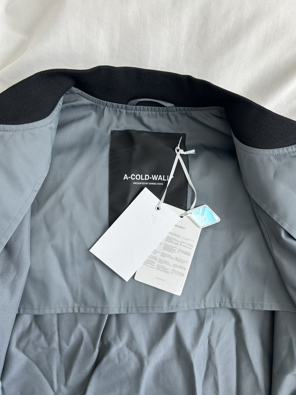 A-COLD-WALL* A Cold Wall Cinch Bomber Jacket Slate ACW Italy Size US L / EU 52-54 / 3 - 7 Thumbnail